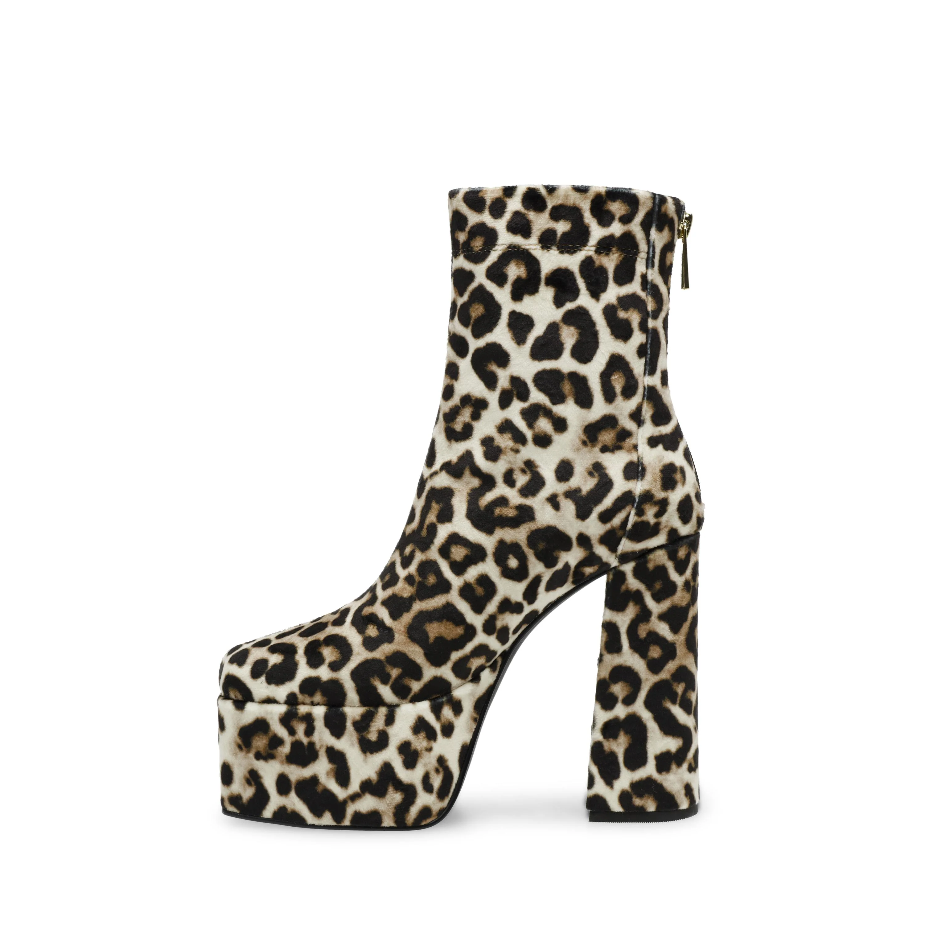 Womens Voyager Leo Velvet Boots - Image 4