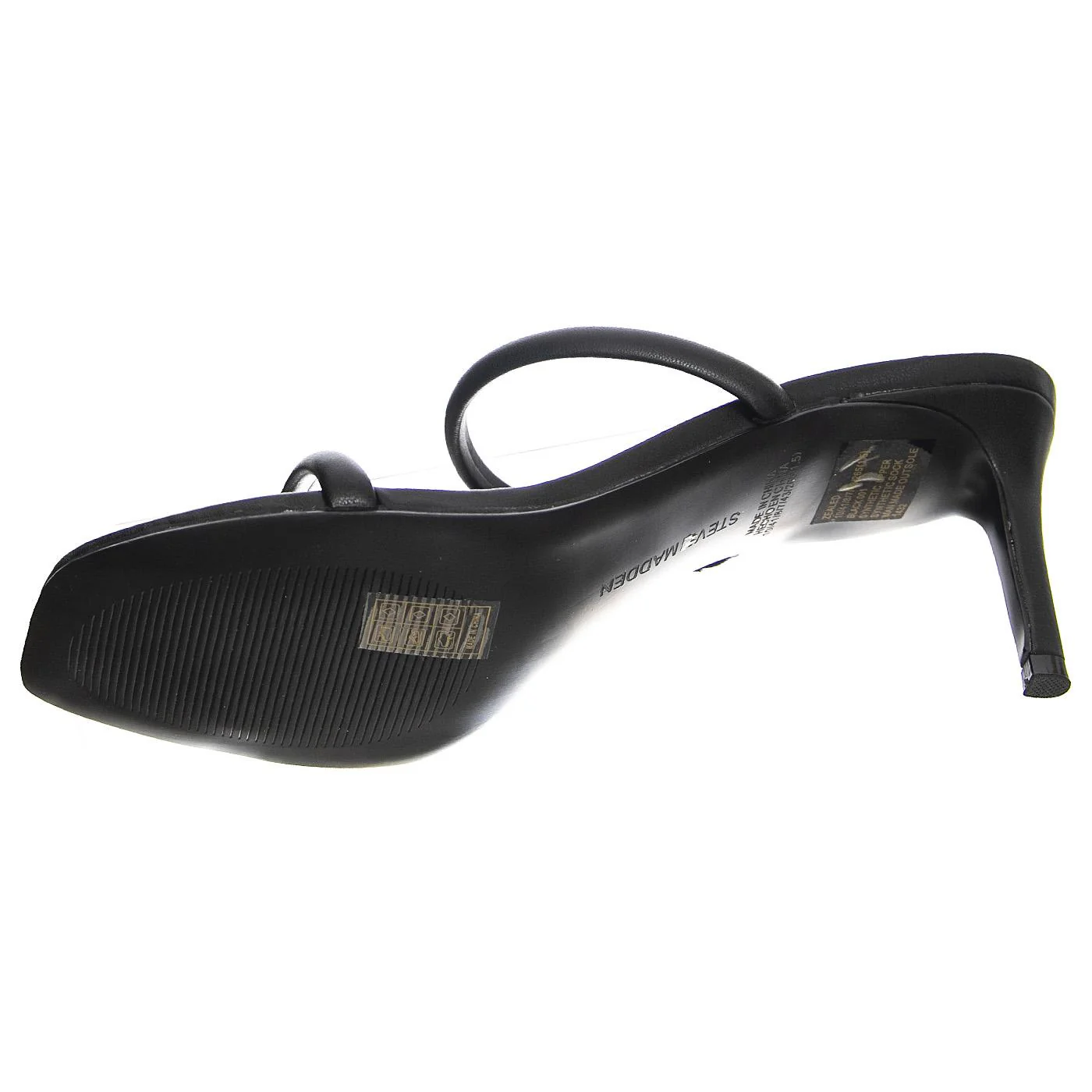 Womens Zealed Black Sandals - Image 5