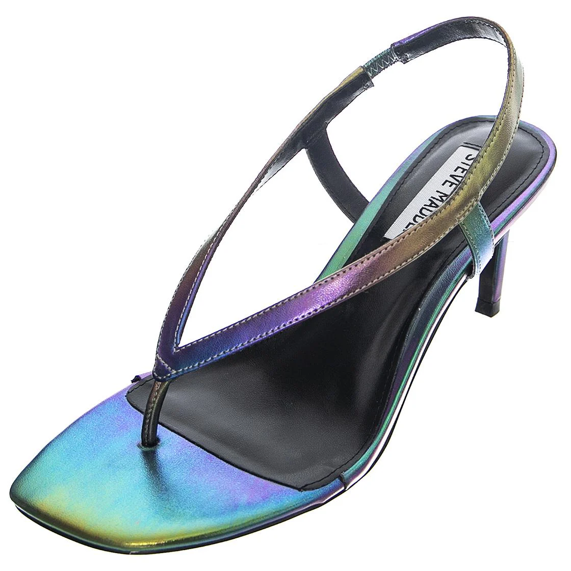 Zazzy Blue Iridescent Multicolore Sandals