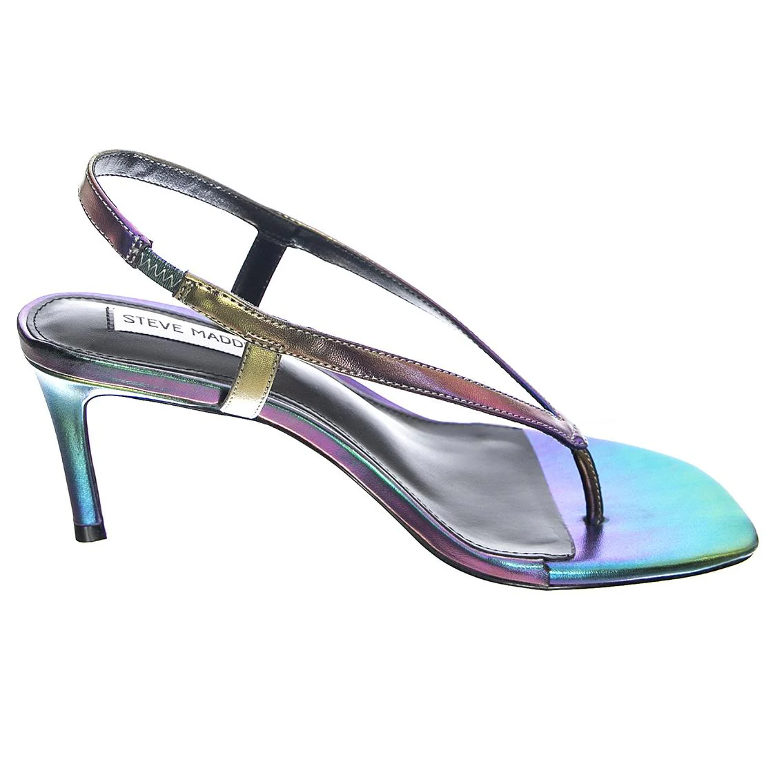 Zazzy Blue Iridescent Multicolore Sandals - Image 2