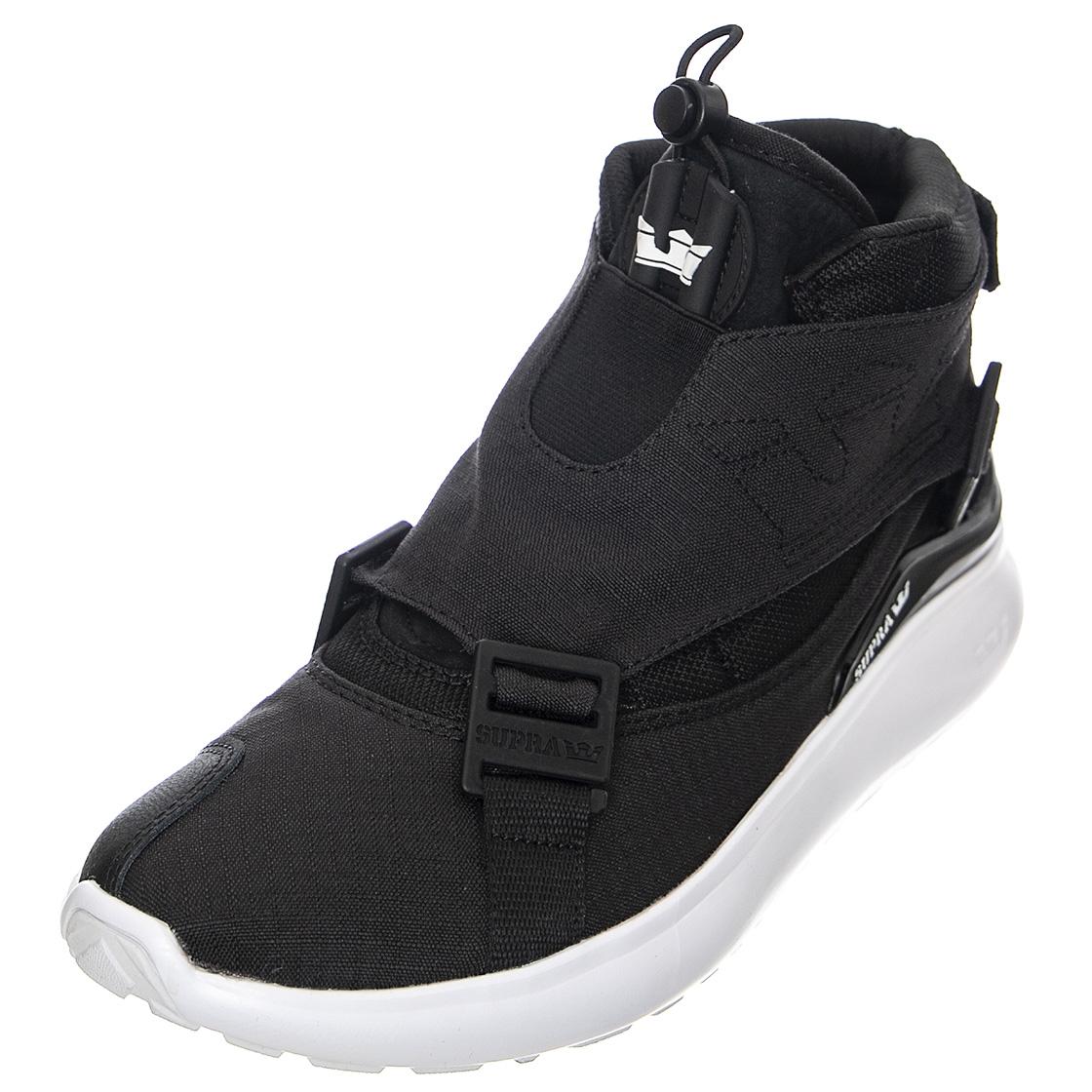 Womens Factor Endure Black / Dark Grey / White Lace-Up High-Profile Shoes