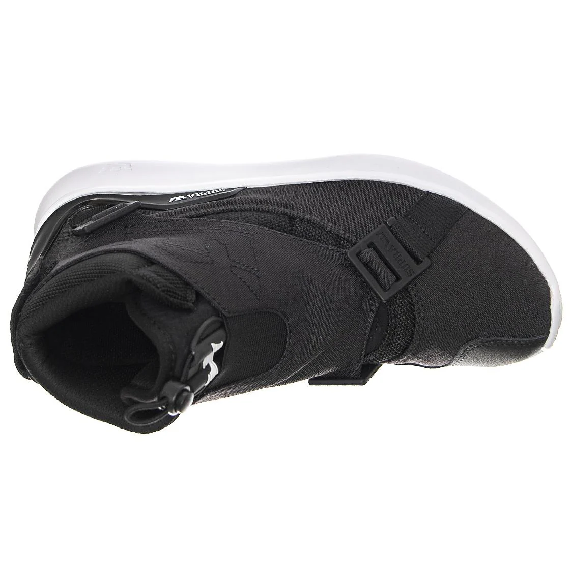 Womens Factor Endure Black / Dark Grey / White Lace-Up High-Profile Shoes - Image 6