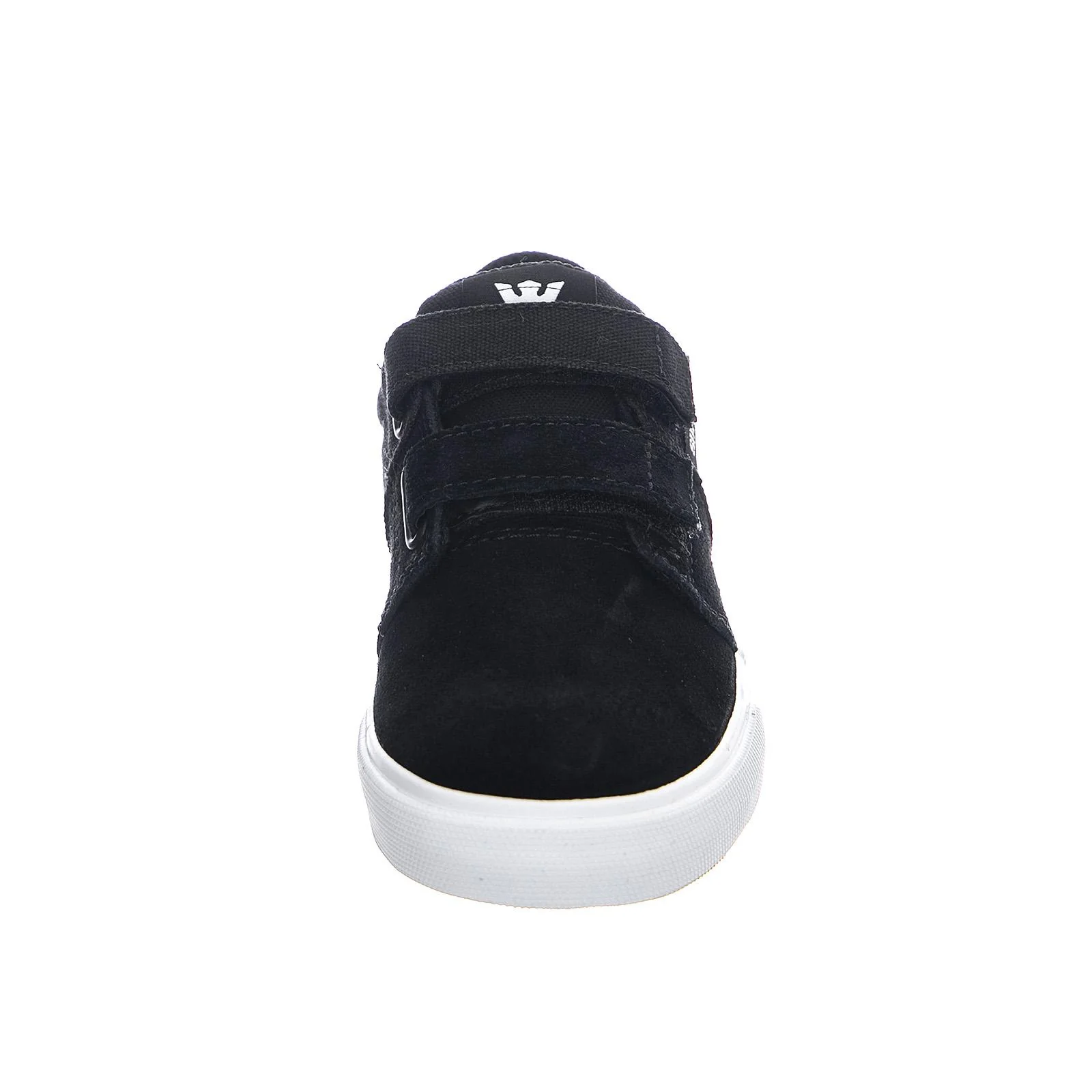 Kids Stacks II Vulc Velcro Sneakers - Black / White - Black Low Top Kids Shoes 13C Kids SUPRA - Image 3