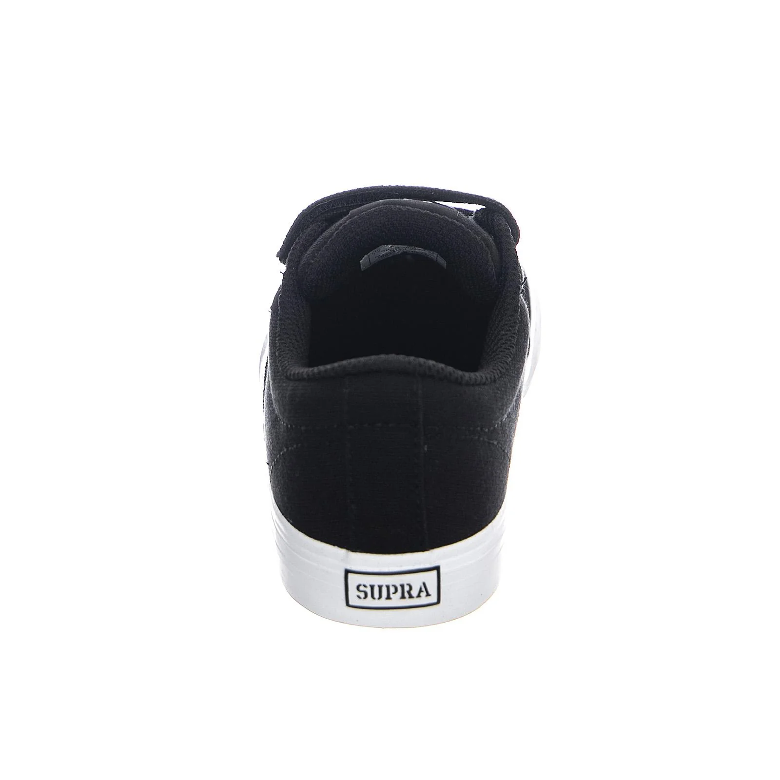 Kids Stacks II Vulc Velcro Sneakers - Black / White - Black Low Top Kids Shoes 13C Kids SUPRA - Image 4