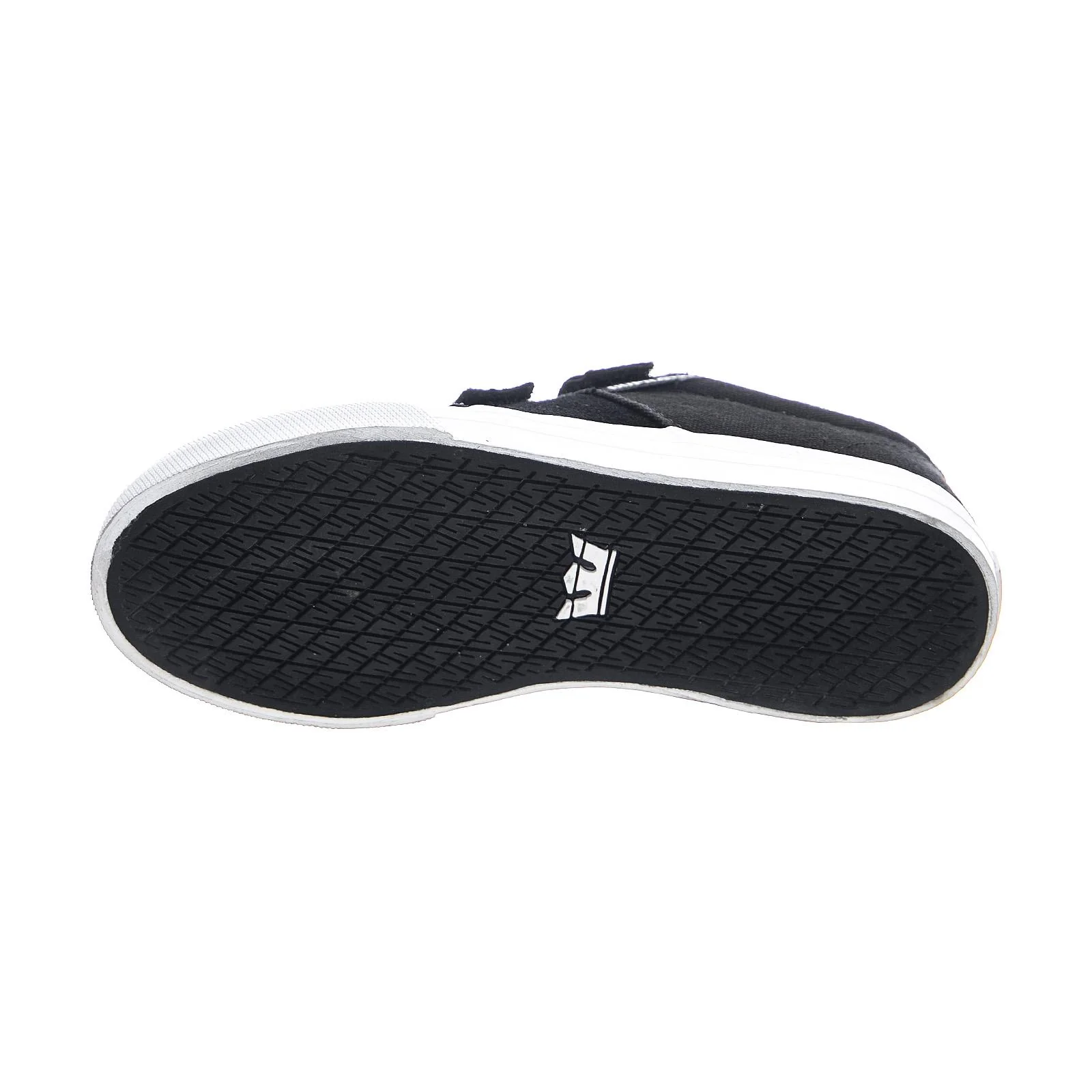 Kids Stacks II Vulc Velcro Sneakers - Black / White - Black Low Top Kids Shoes 13C Kids SUPRA - Image 5
