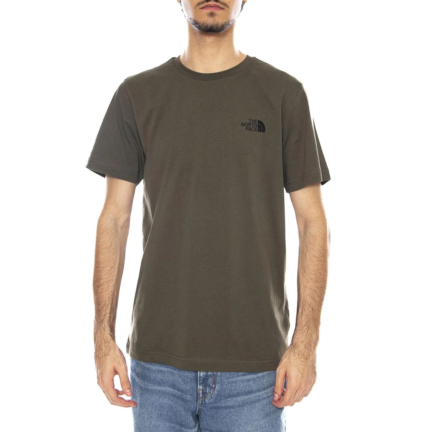M Box NSE Edge of Light Infill S/S Tee Green - Men's Crew Neck T-Shirt Green Men's THE NORTH FACE - Image 2