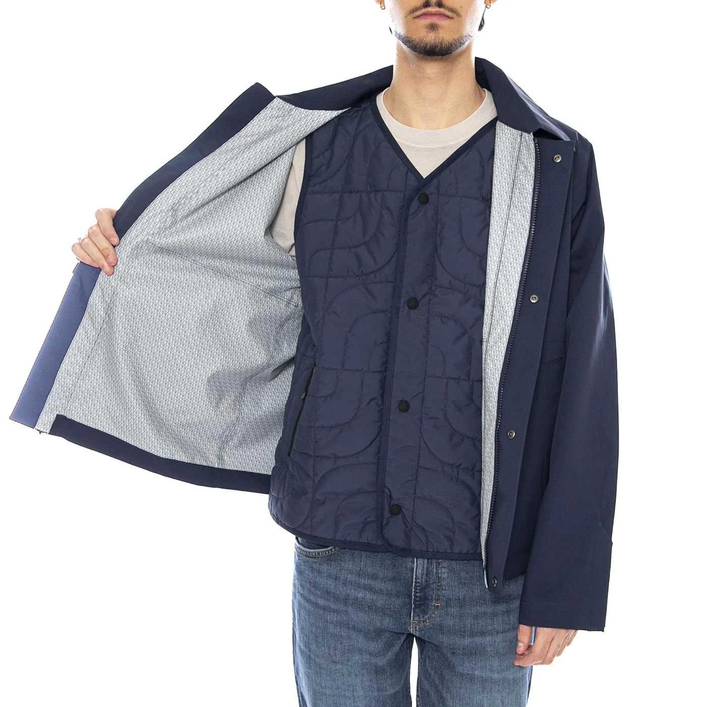 THE NORTH FACE M City Triclimate Jacket Summit Navy - Men's Jacket Blue - Image 4