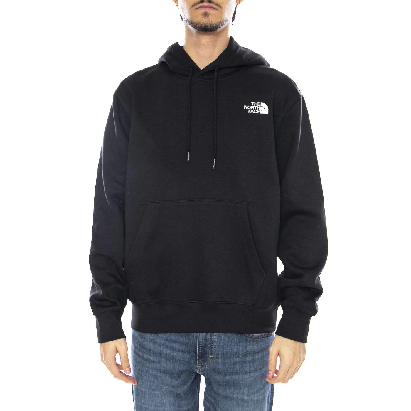 THE NORTH FACE Men's Essential Relaxed Hoodie Black - Image 2