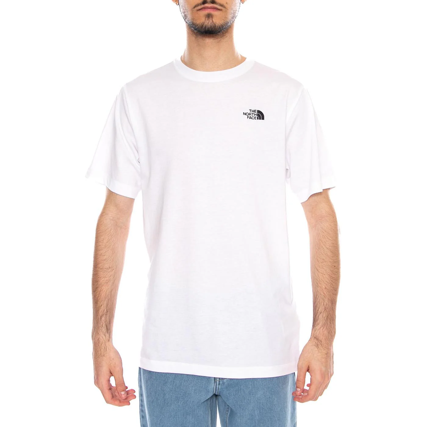 M Evo SD Reg SS Tee TNF White - Men's Crew Neck T-Shirt White Men THE NORTH FACE - Image 2