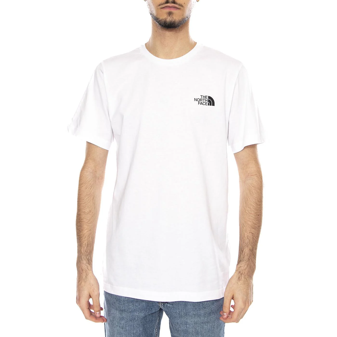 M Half Dome Photo SS Tee White -- Crew Neck T-Shirt Men's White Men's THE NORTH FACE - Image 2