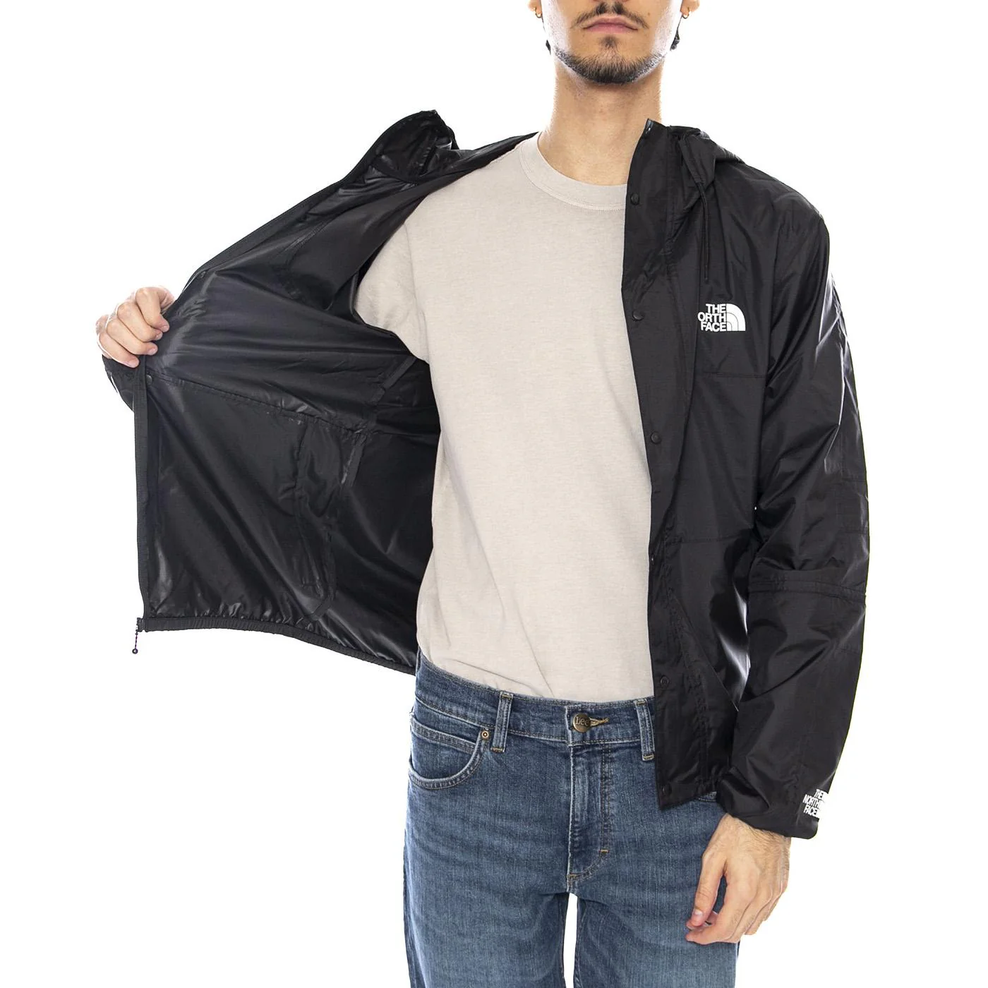 M Lhotse Jacket EU Black - Men's Jacket Black Men THE NORTH FACE - Image 4