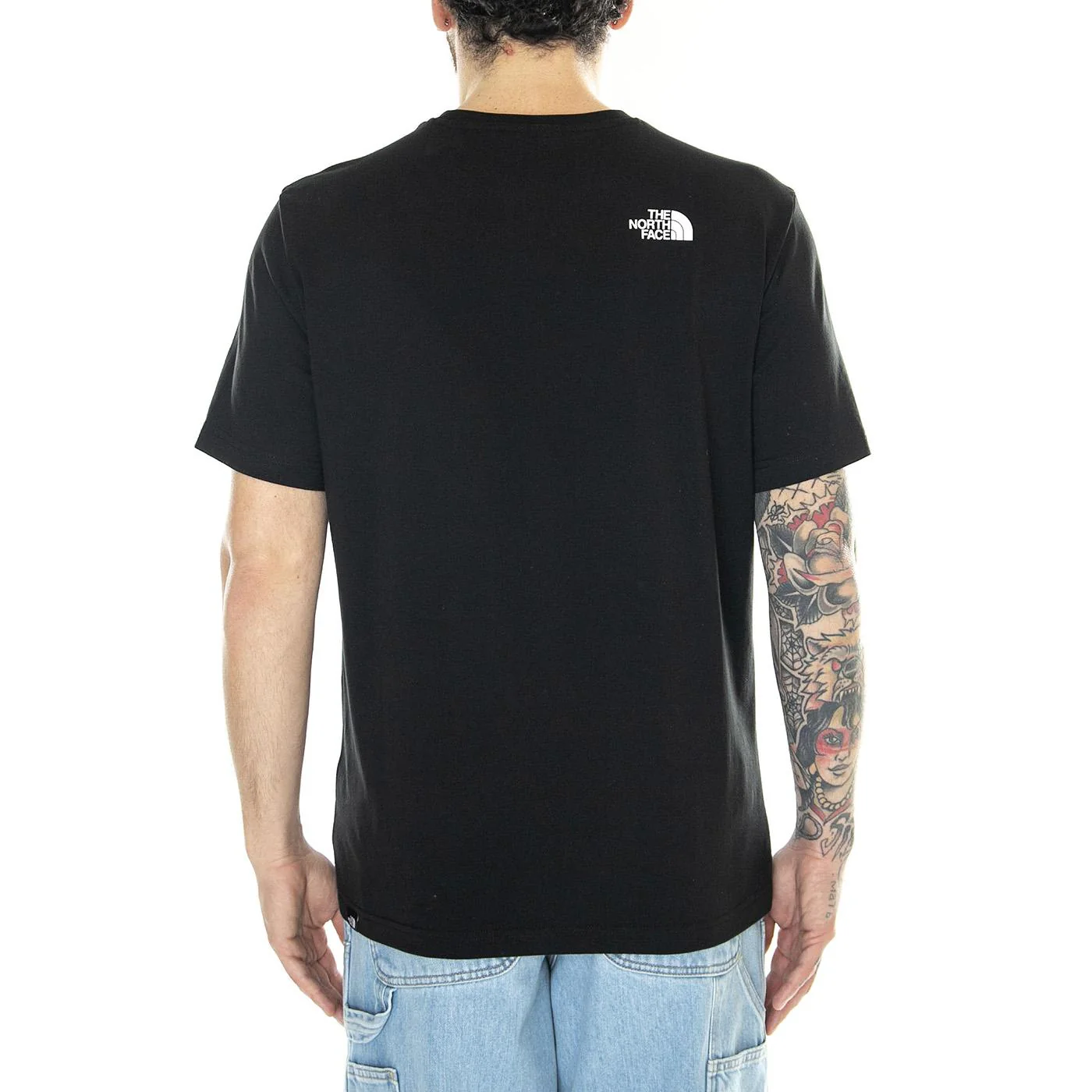 M S/S Simple Dome Tee Tnf Black - Image 3