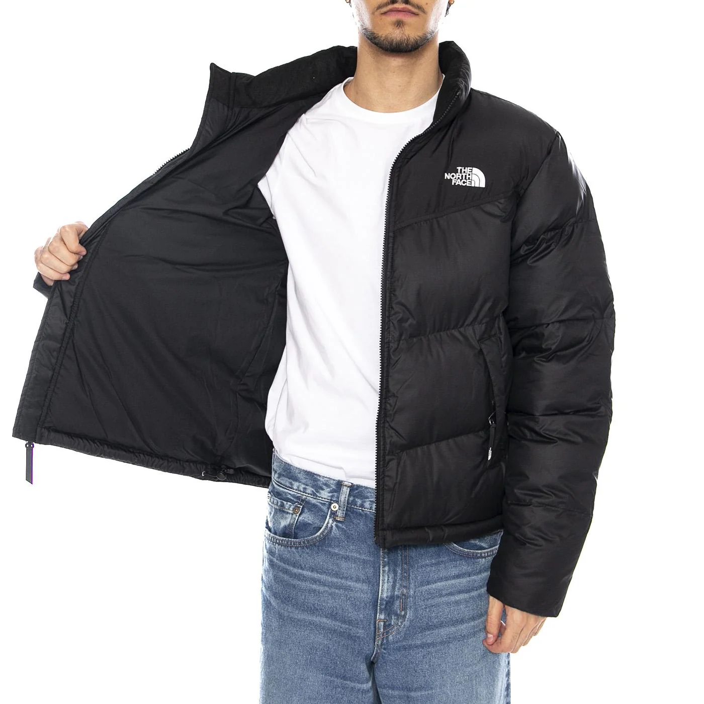 M Saikuru Jacket Black - Men's Black Jacket THE NORTH FACE - Image 4