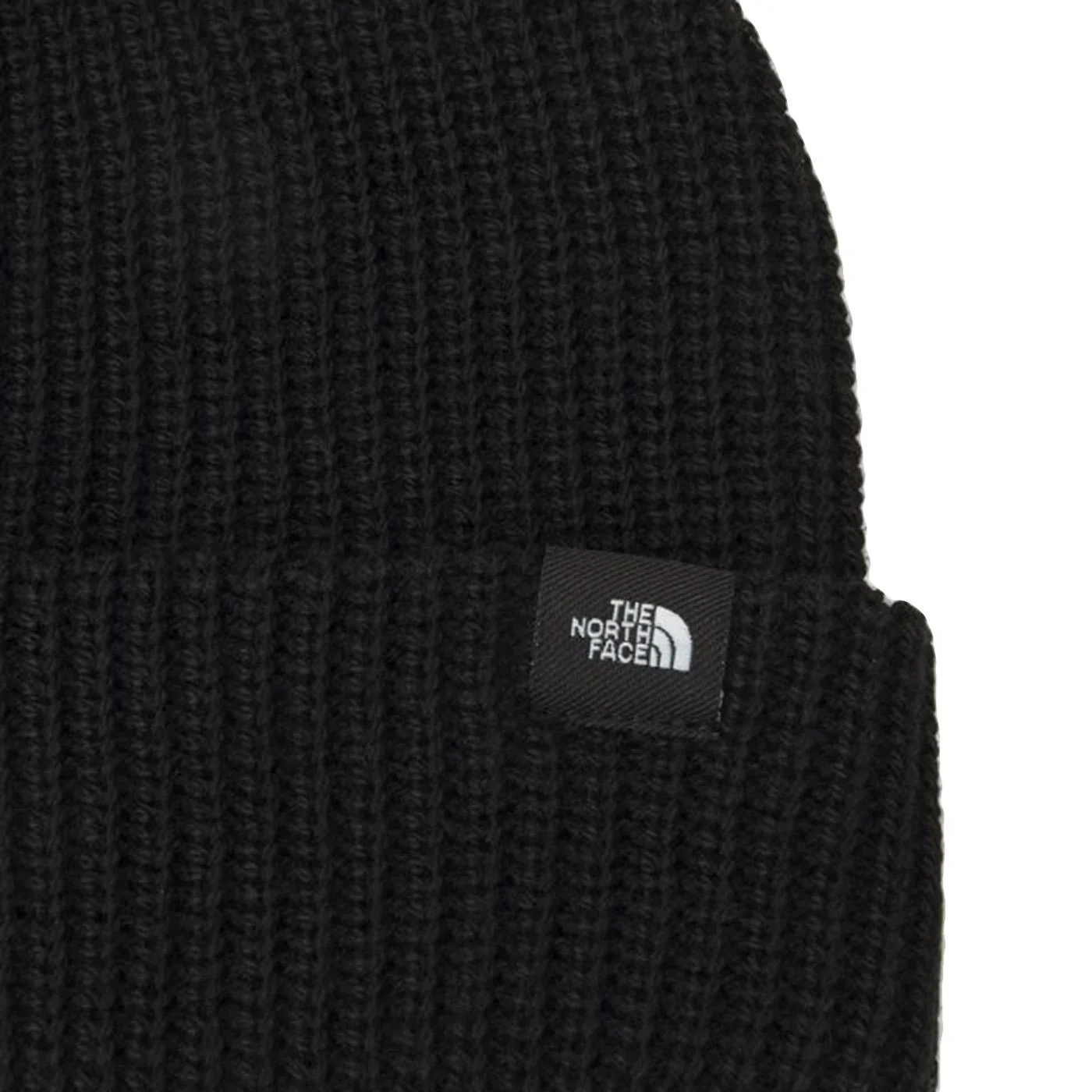 TNF Fisherman Beanie Black - Men's Black Knit Hat THE NORTH FACE - Image 2