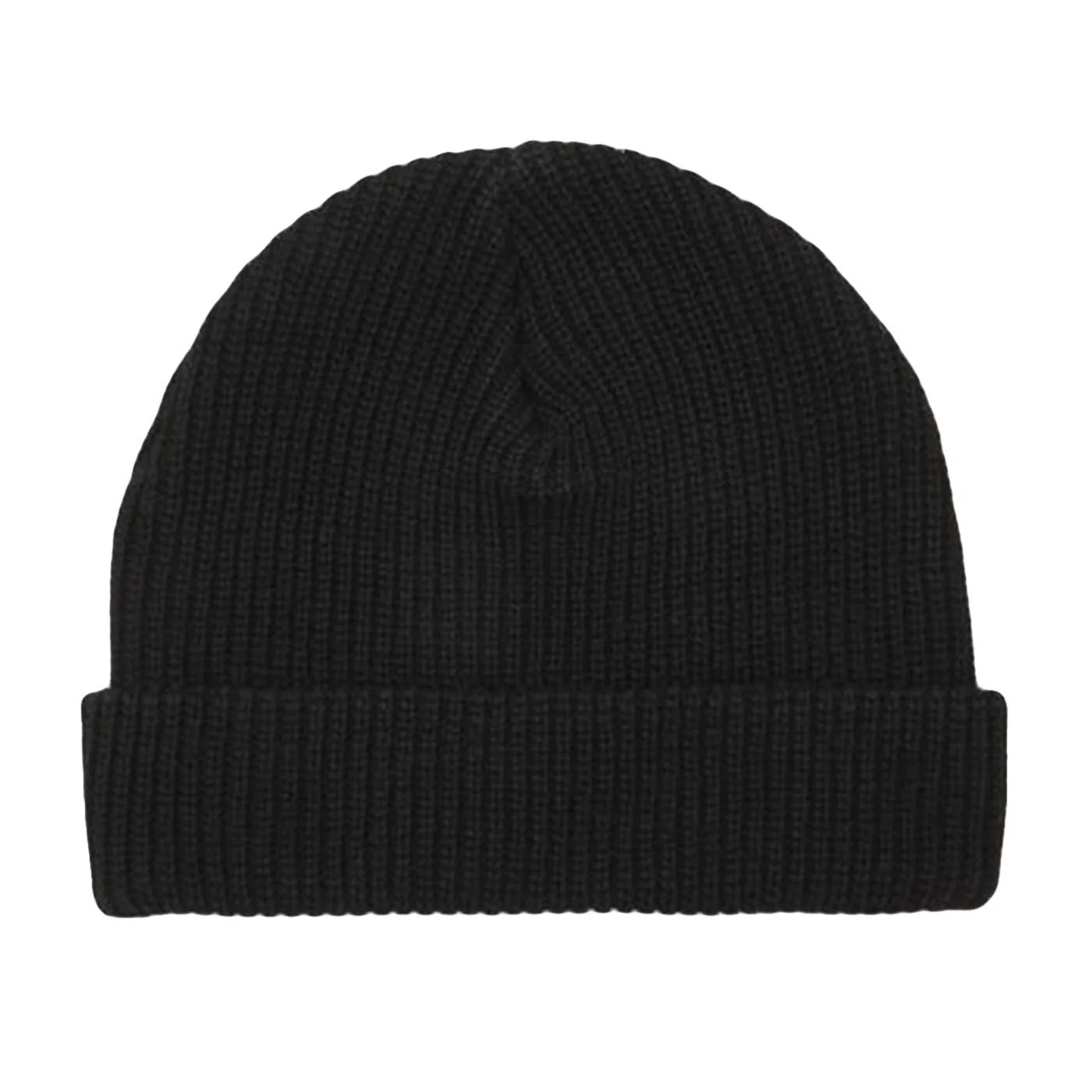 TNF Fisherman Beanie Black - Men's Black Knit Hat THE NORTH FACE - Image 3