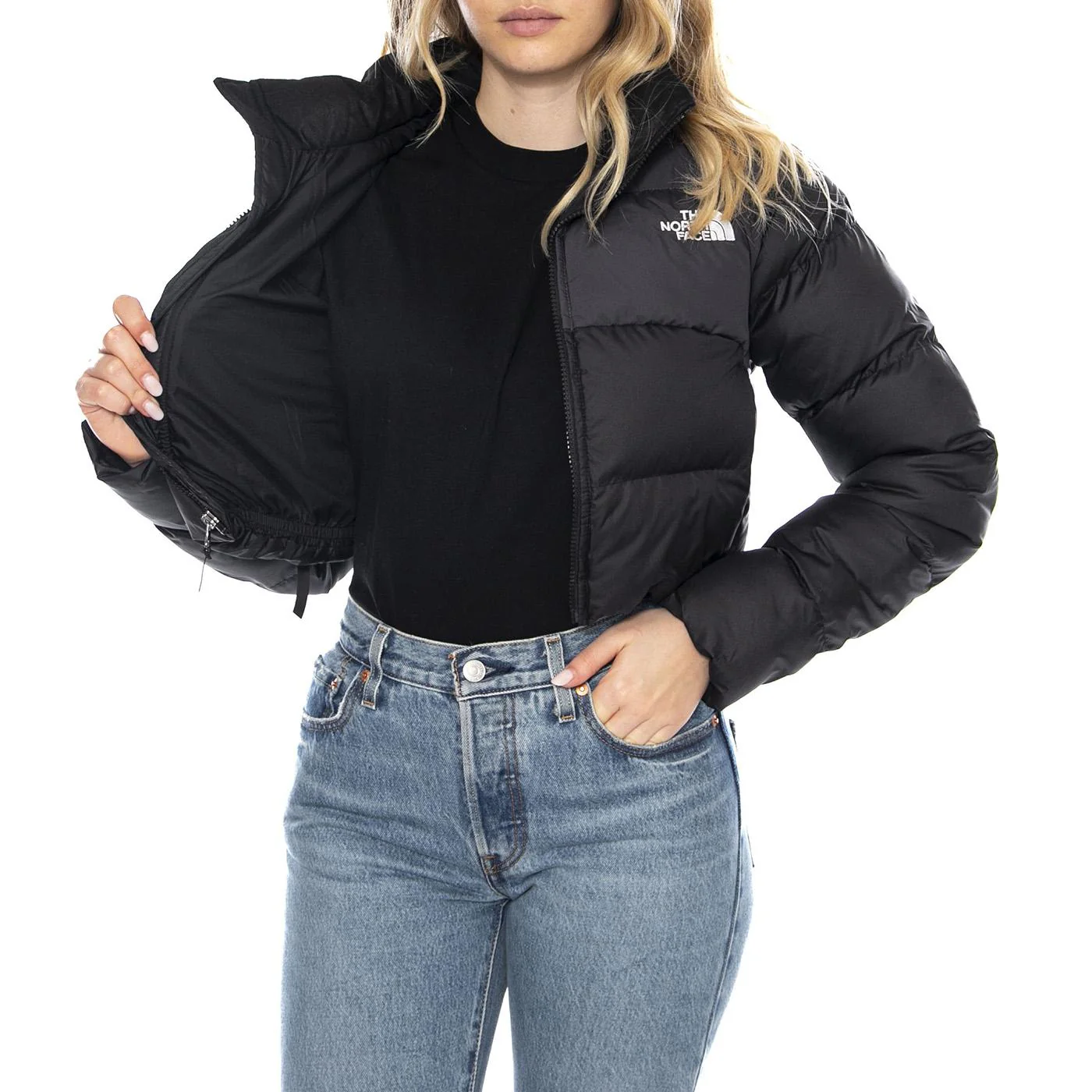W Cropped Saikuru -- Black Women's Jacket THE NORTH FACE - Image 4