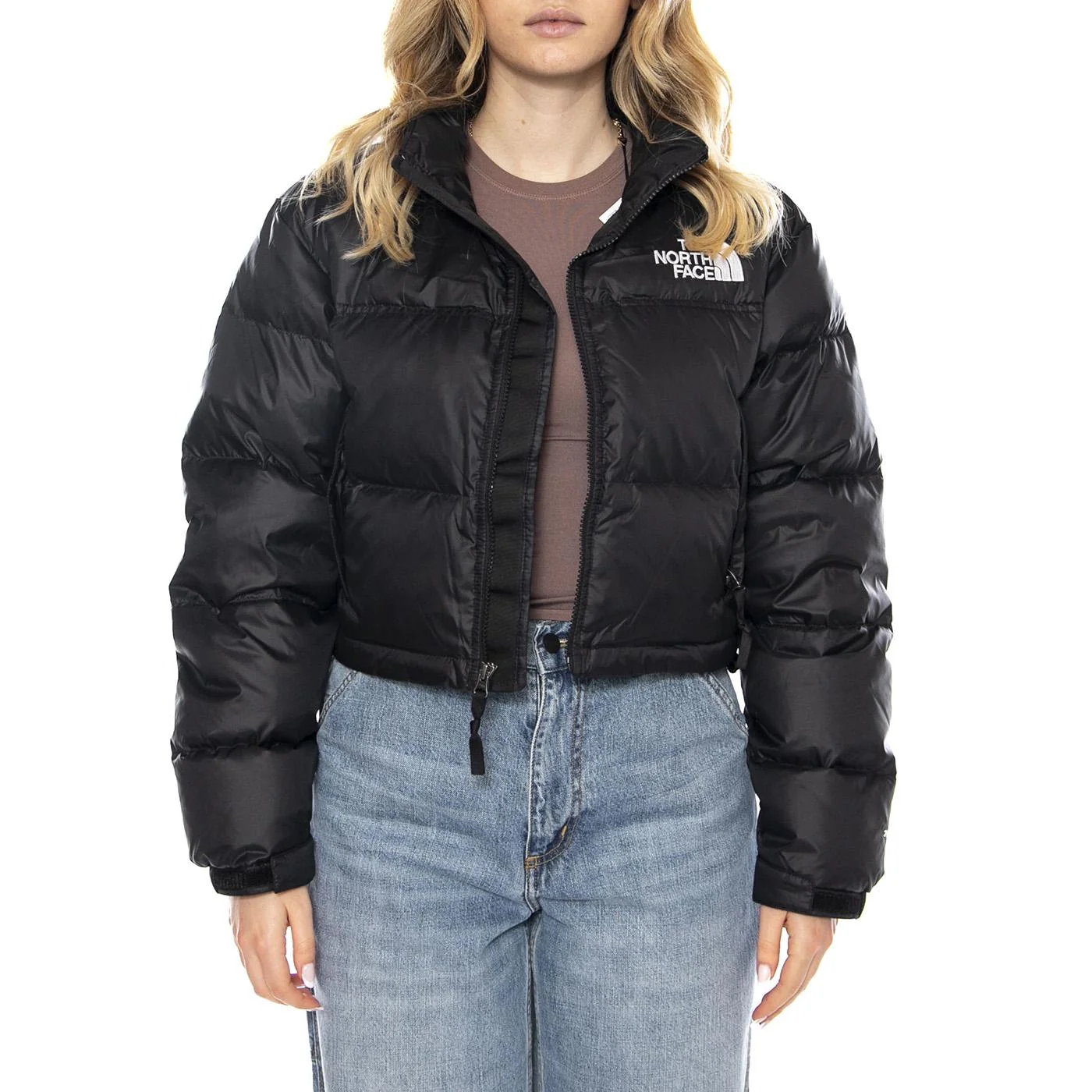 W Nuptse Short Jacket -- Women's Black Jacket THE NORTH FACE - Image 2
