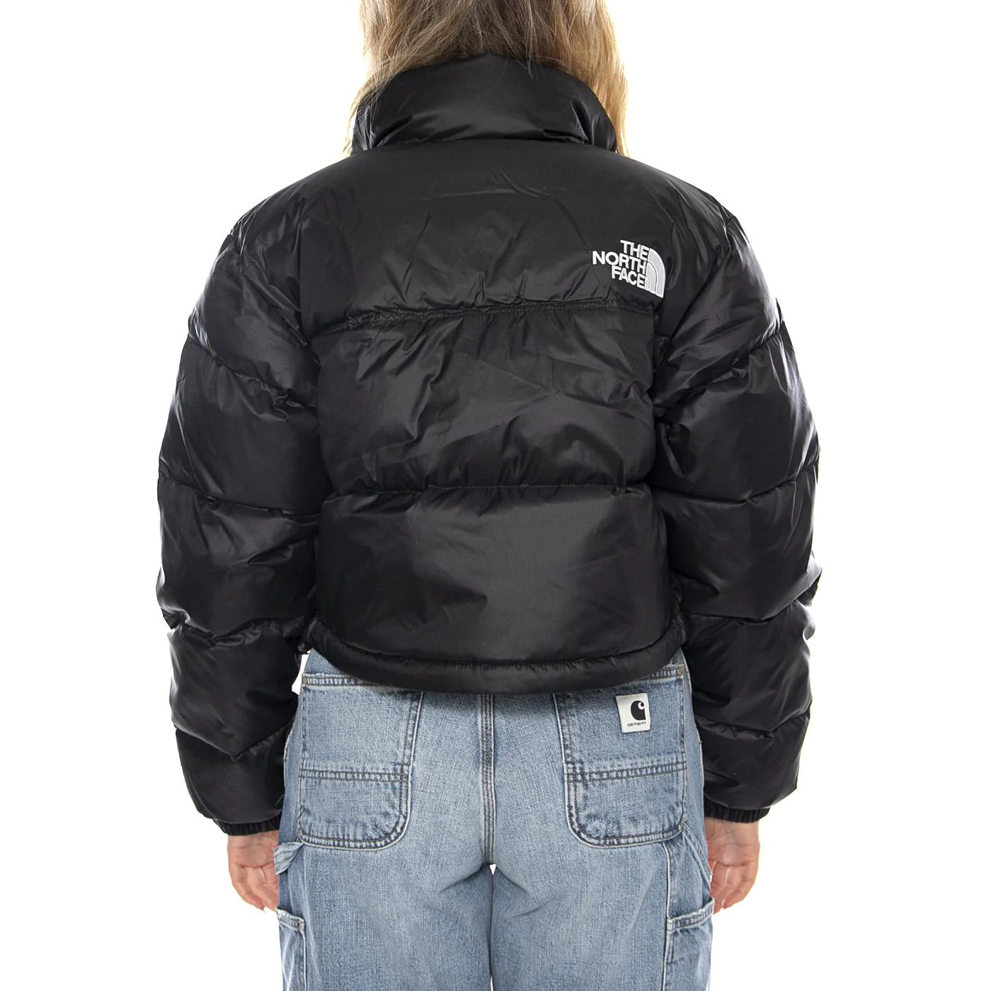 W Nuptse Short Jacket -- Women's Black Jacket THE NORTH FACE - Image 3