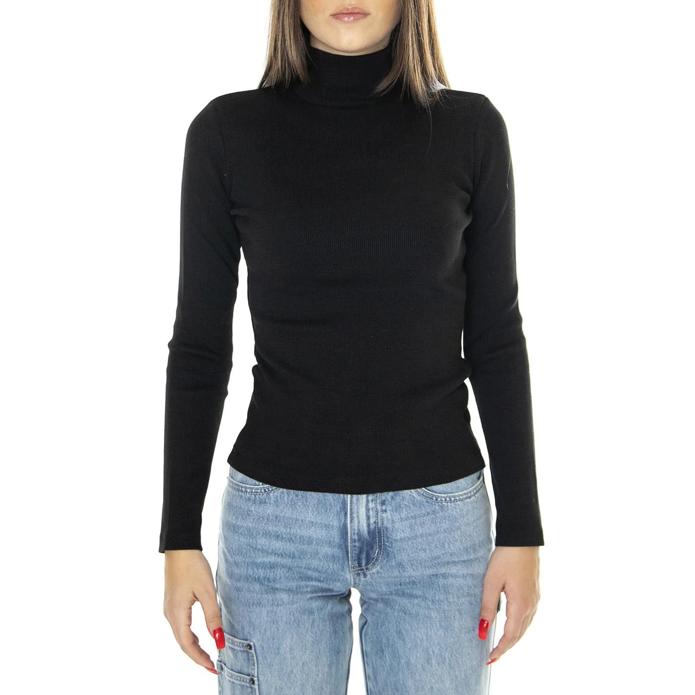 Black Rib Aine L/S Top - Image 2