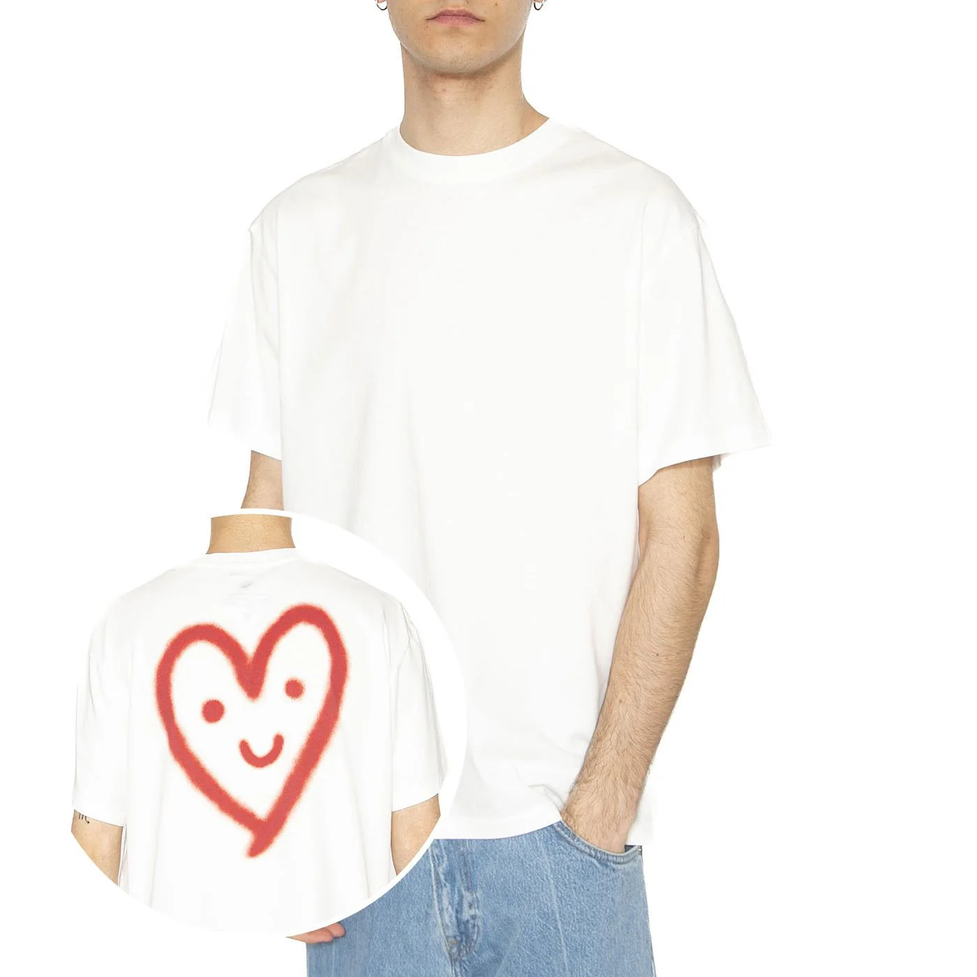 Cutre Heart Aaron Tee White