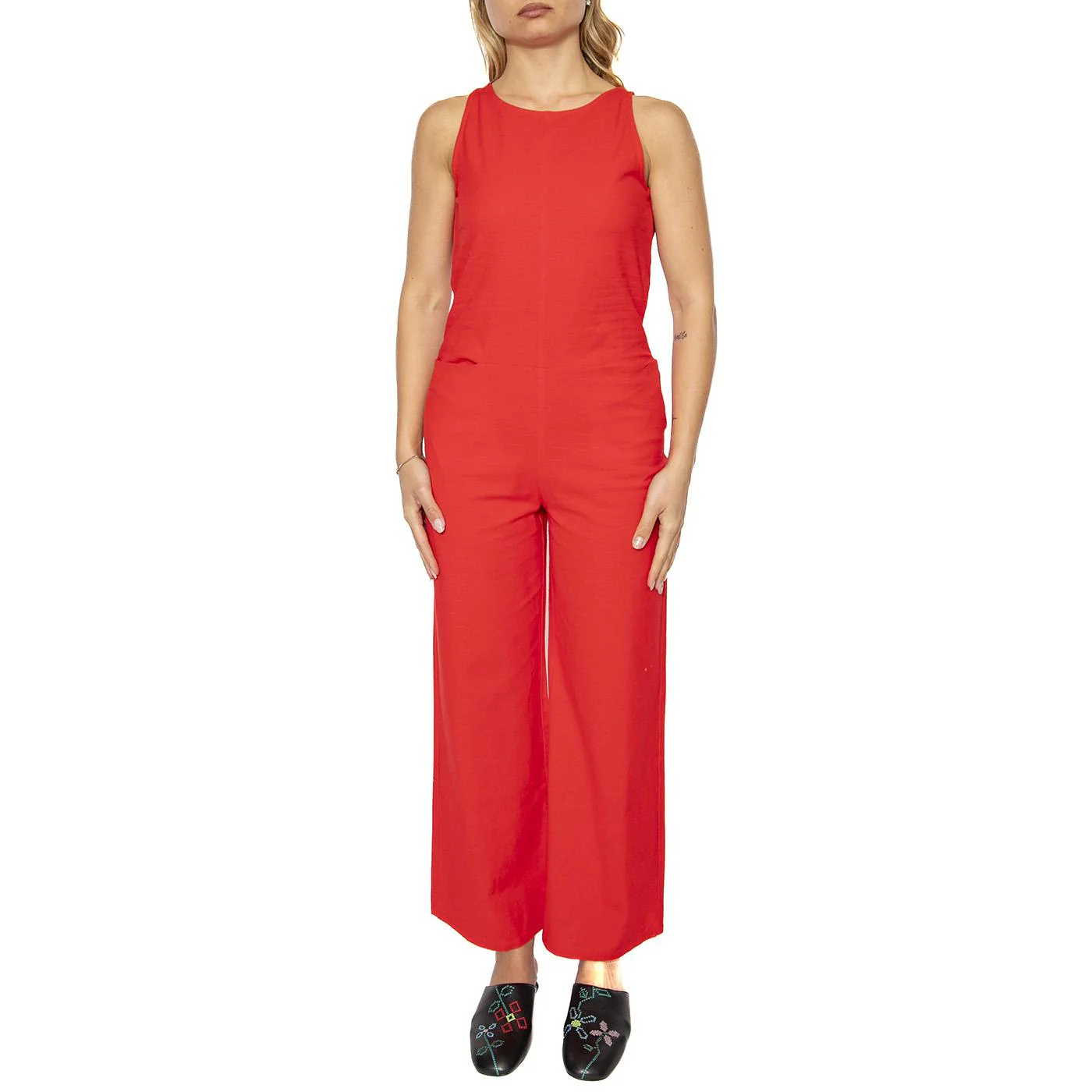 Fiery Red Adriana Jumpsuit - Image 2