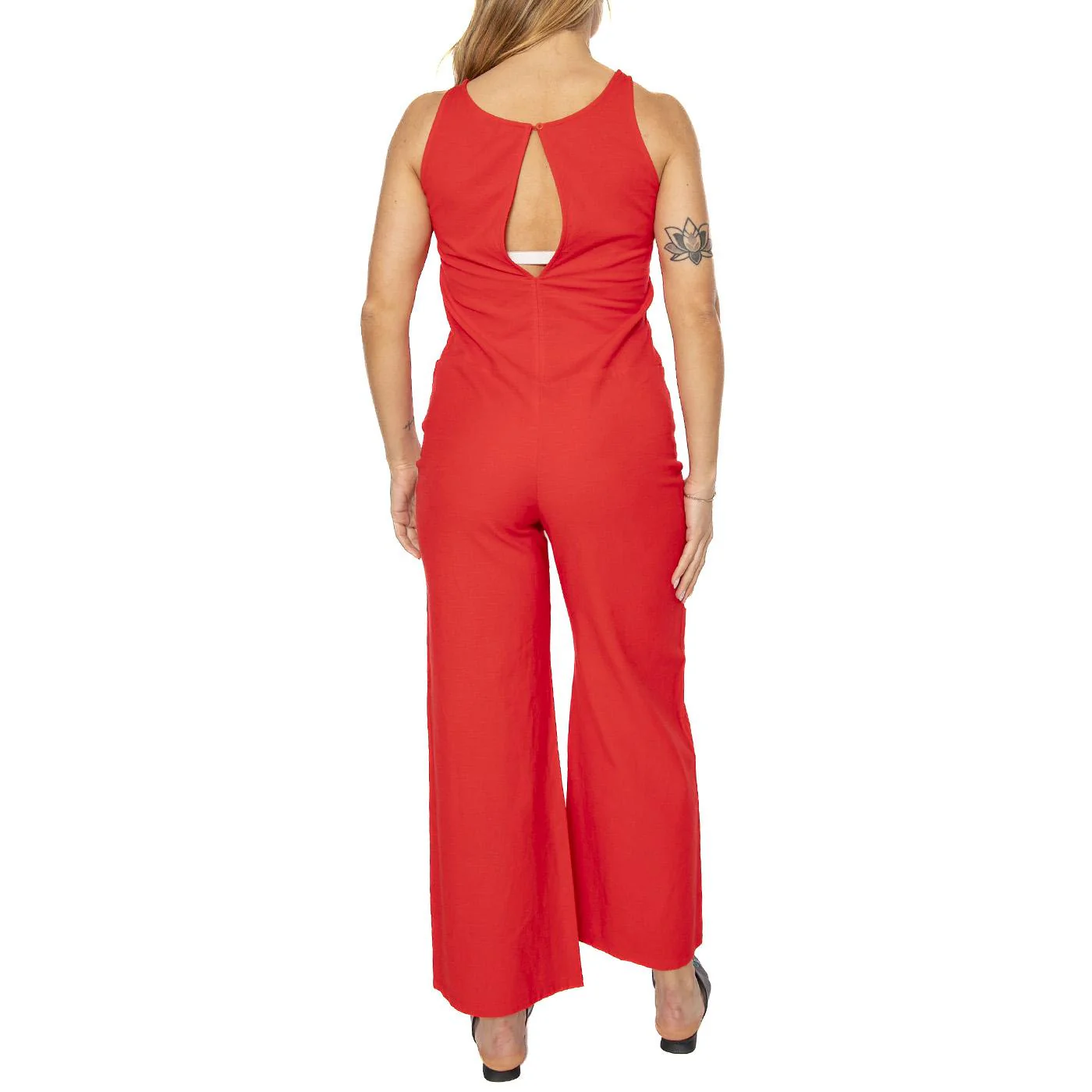 Fiery Red Adriana Jumpsuit - Image 3