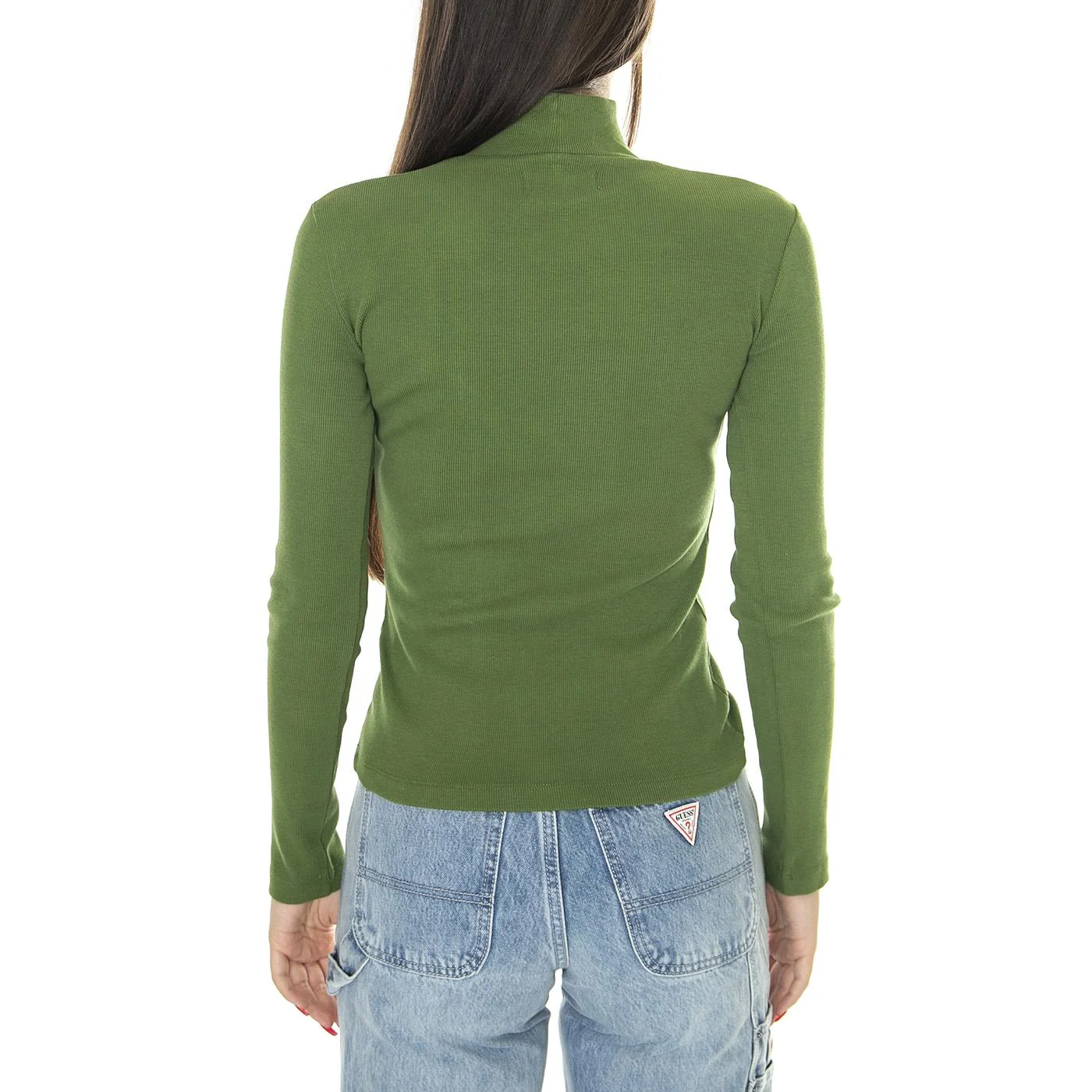 Garden Green Rib Aine L/S Top - Image 3