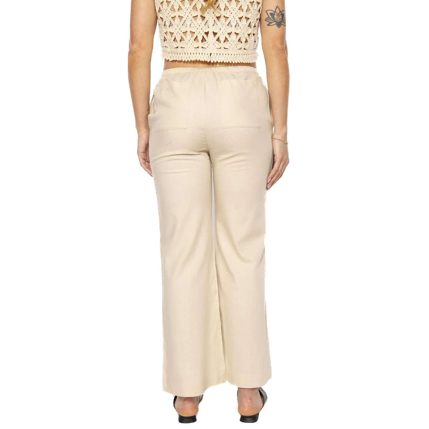 Marygold Brigitte Pants Ecru - Image 3