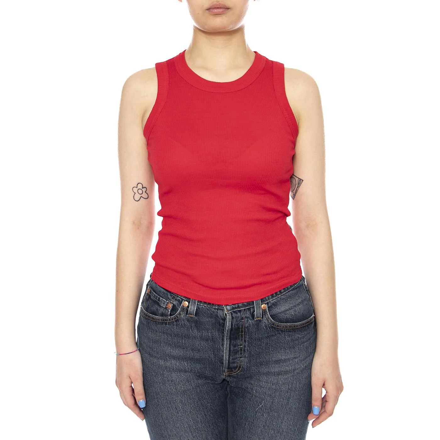 CLAVEL JULIETTE TOP CLAVEL - Canotta Donna Rossa Donna THINKING MU - Image 2