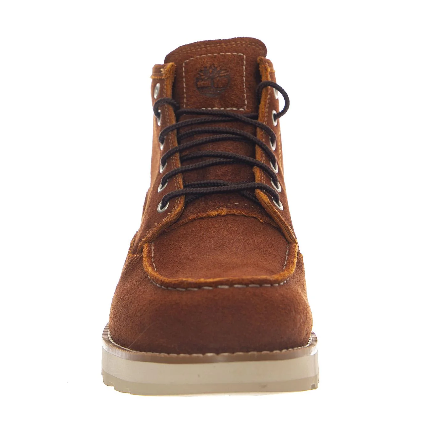 Britton Mills Mid Lace Up Chukka Boot -- Men's Rust Suede Boots TIMBERLAND - Image 3