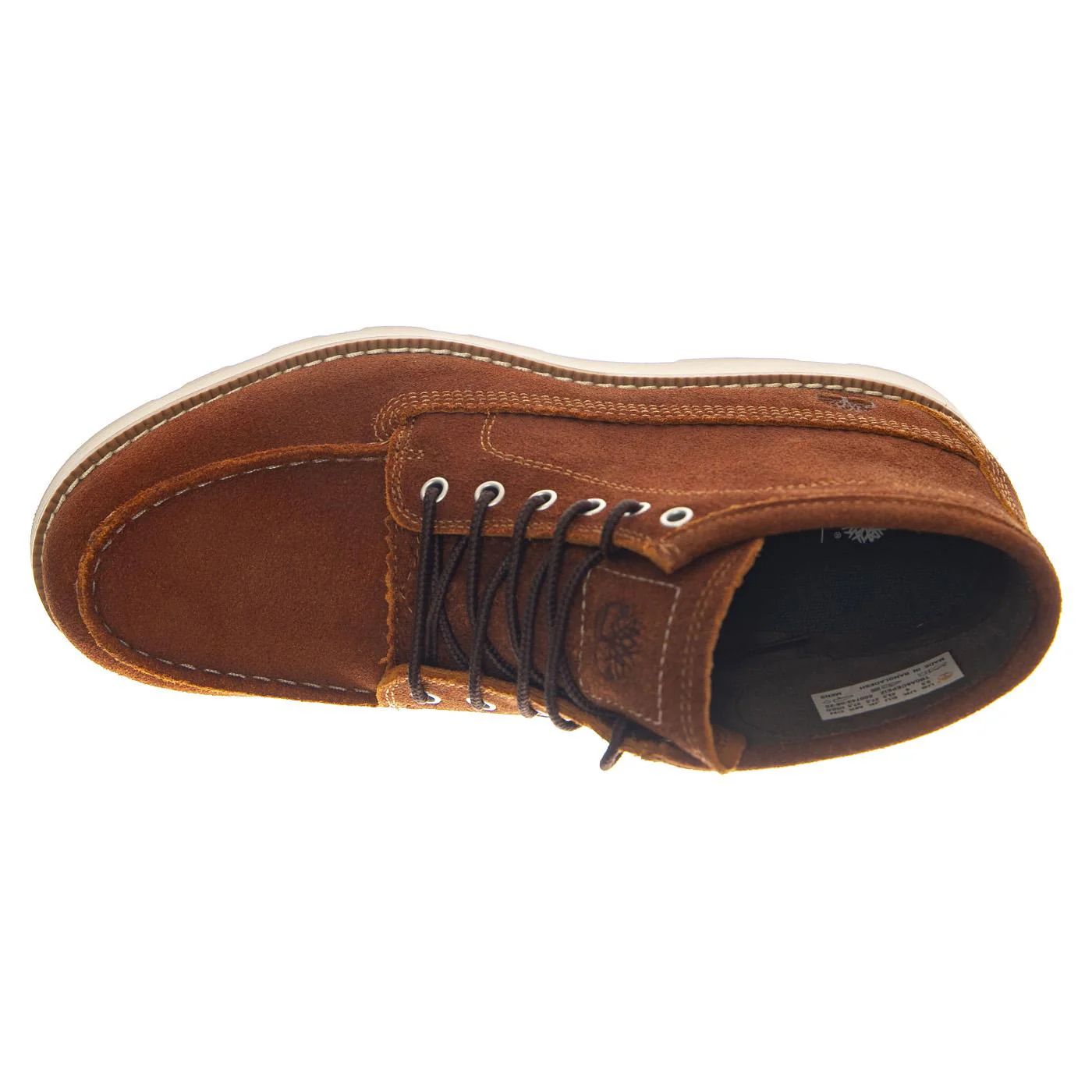 Britton Mills Mid Lace Up Chukka Boot -- Men's Rust Suede Boots TIMBERLAND - Image 6