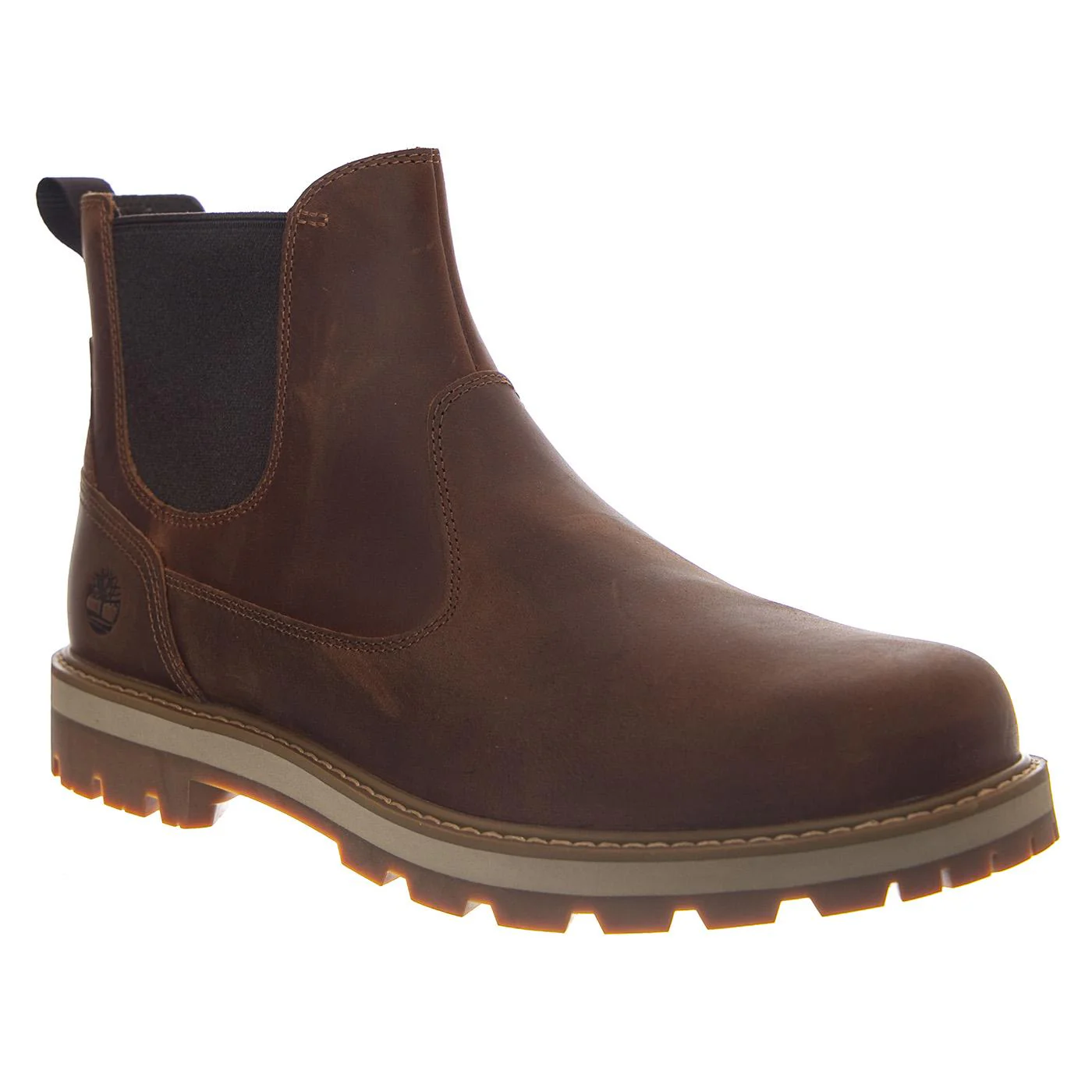 Britton Road Mid Chelsea Boot -- Men's Rust Full Grain Leather Boots TIMBERLAND - Image 2
