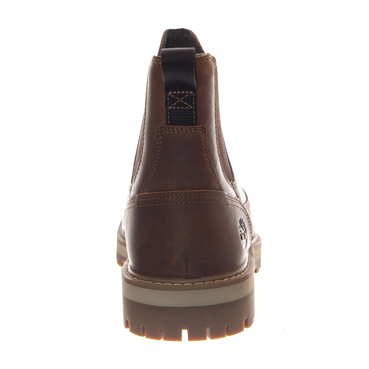 Britton Road Mid Chelsea Boot -- Men's Rust Full Grain Leather Boots TIMBERLAND - Image 4