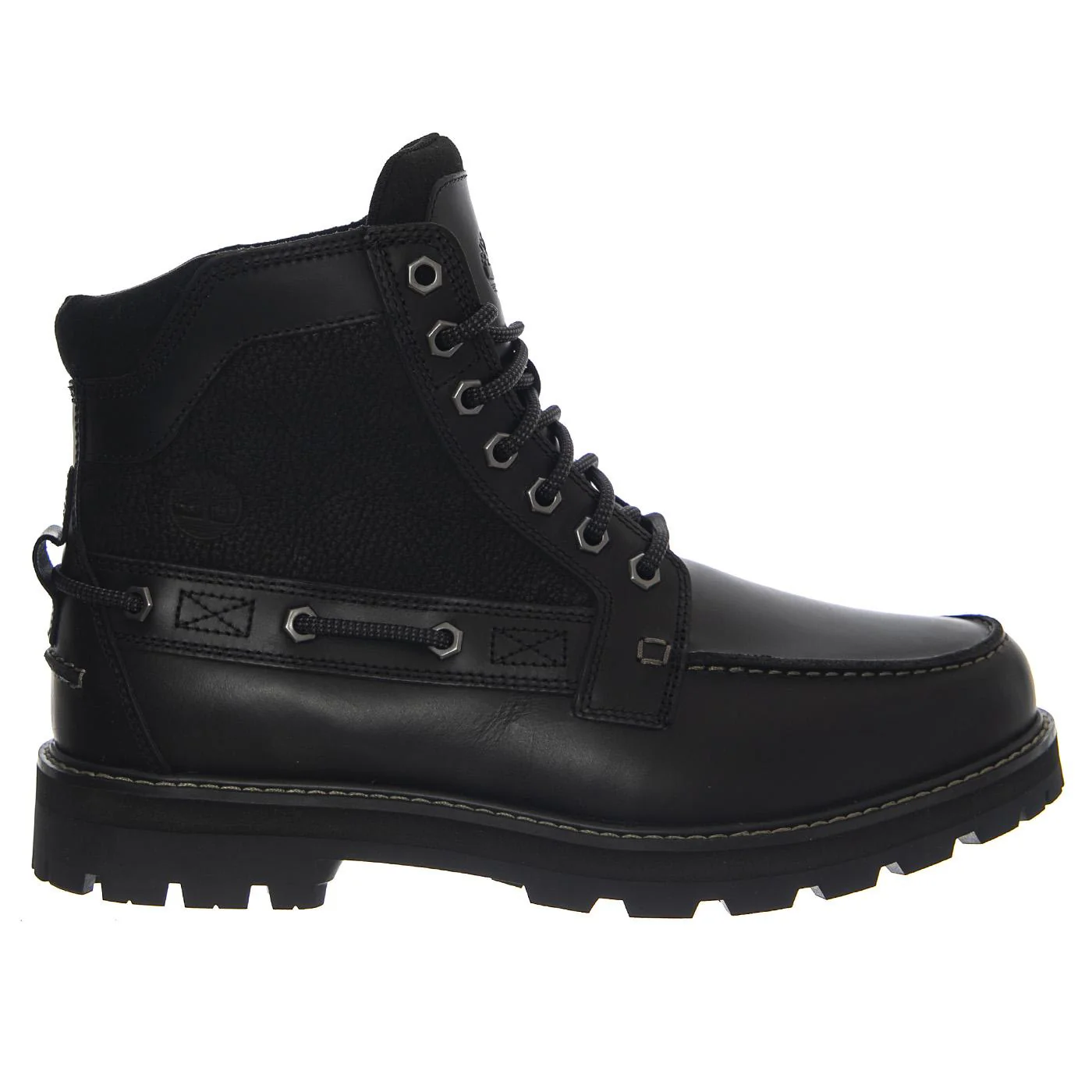 Britton Road Mid Lace Up -- Men's Boots Black Full Grain Leather Men's TIMBERLAND