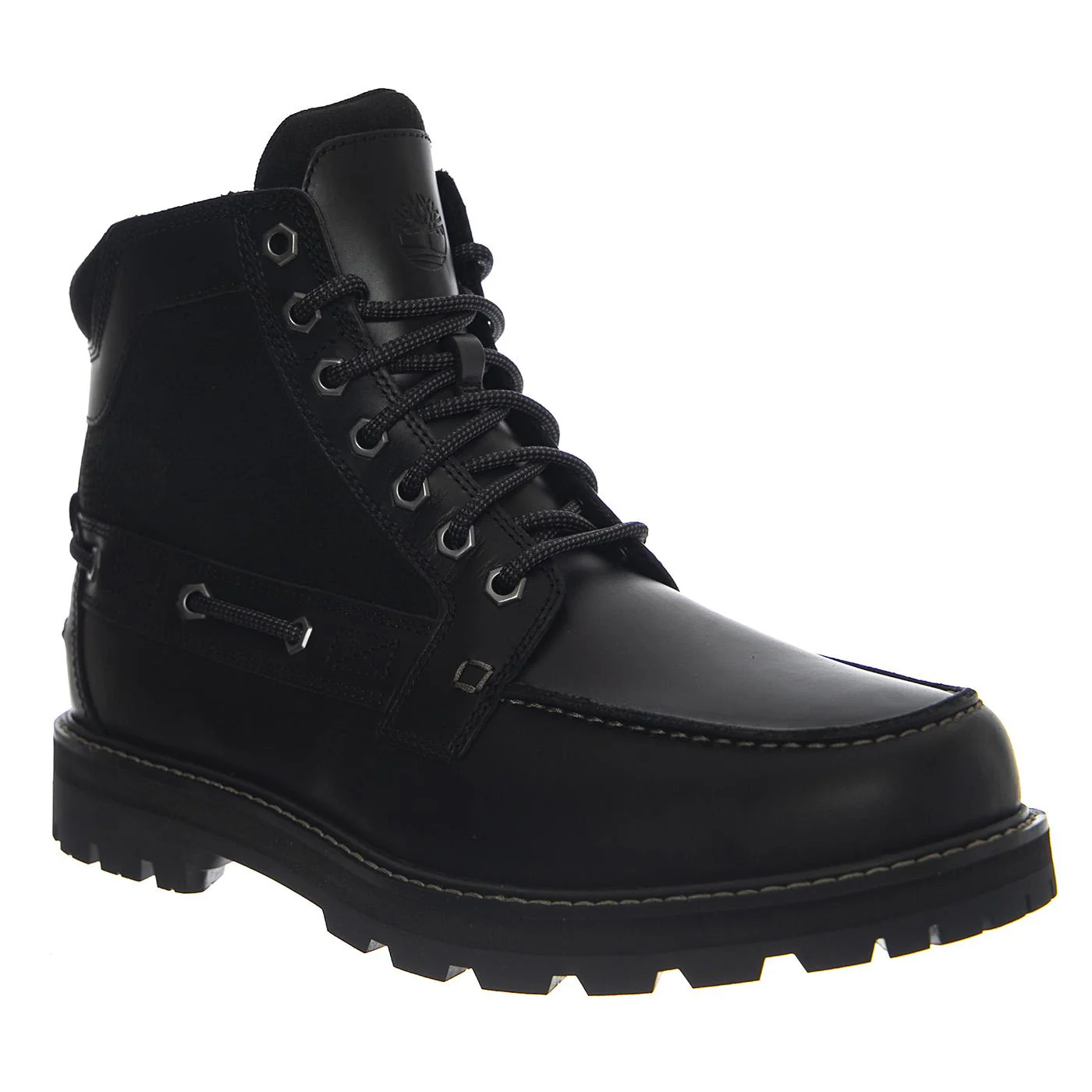 Britton Road Mid Lace Up -- Men's Boots Black Full Grain Leather Men's TIMBERLAND - Image 2