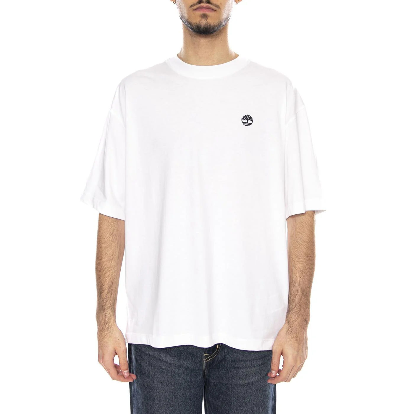 Dunstan River Short Sleeve Tee -- Men's White T-Shirt TIMBERLAND - Image 2