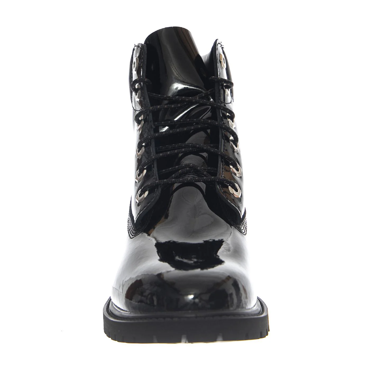 Premium 6 Inch Lace Up Waterproof Boot -- Women's Black Patent Leather Boots TIMBERLAND Women's - Image 3
