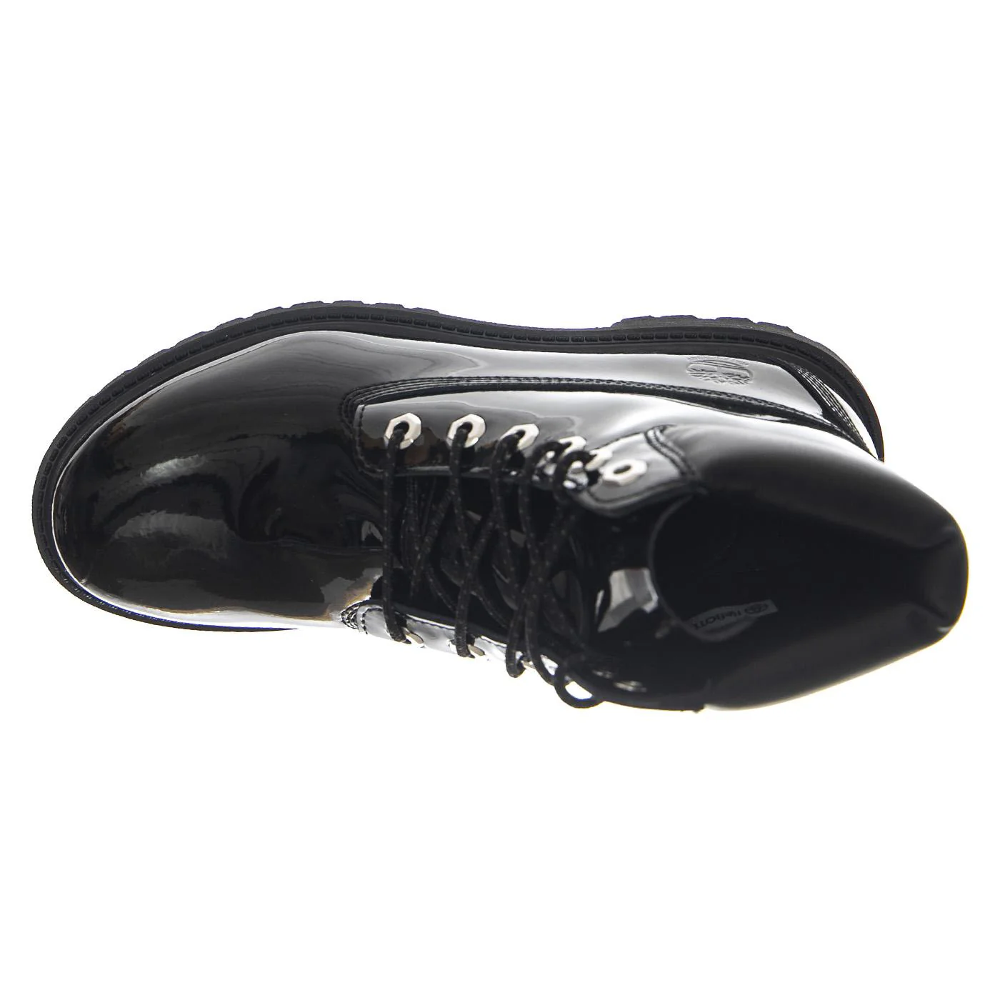 Premium 6 Inch Lace Up Waterproof Boot -- Women's Black Patent Leather Boots TIMBERLAND Women's - Image 6