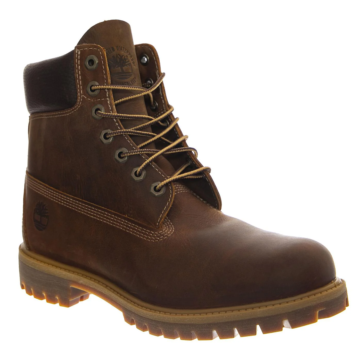 Premium 6 Inch Lace Up Waterproof Boot -- Brown Men's Boots TIMBERLAND - Image 2