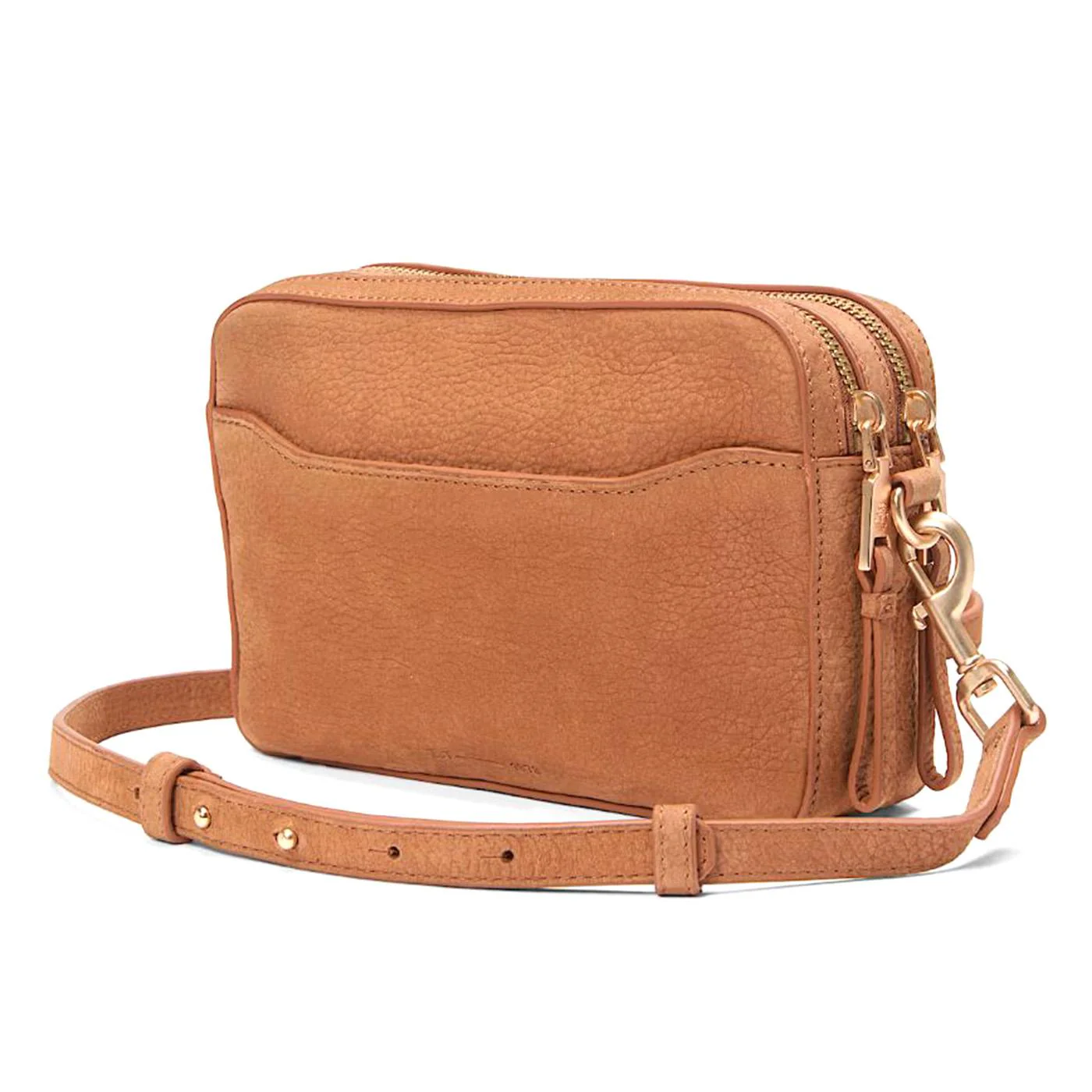 TIMBERLAND Women's Soft Leather Camera Bag Brown - Brown Leather Shoulder Bag - Image 4
