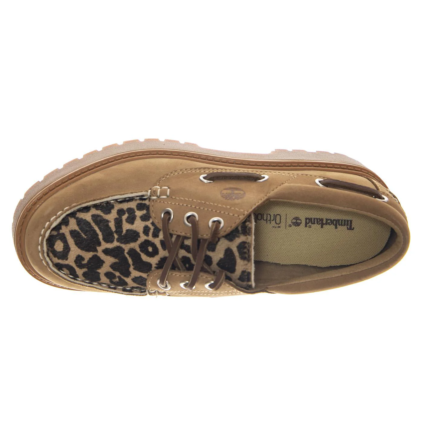 Stone Street Boat Shoe Beige -- Women's Boat Shoes in Beige Nubuck Women's TIMBERLAND - Image 6