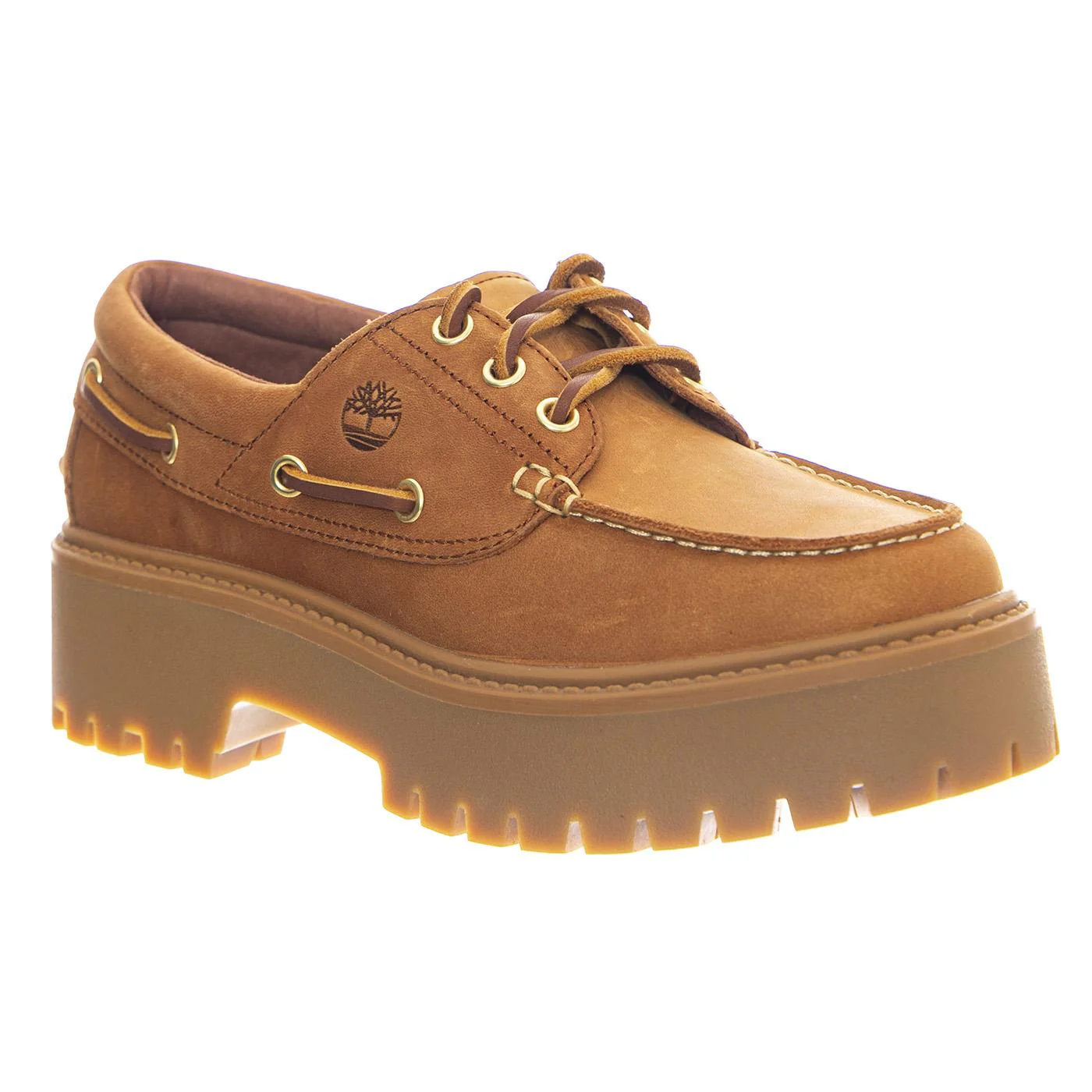 Stone Street Boat Shoe Rust Nubuck -- Women's Boat Shoes in Rust Nubuck Women's TIMBERLAND - Image 2