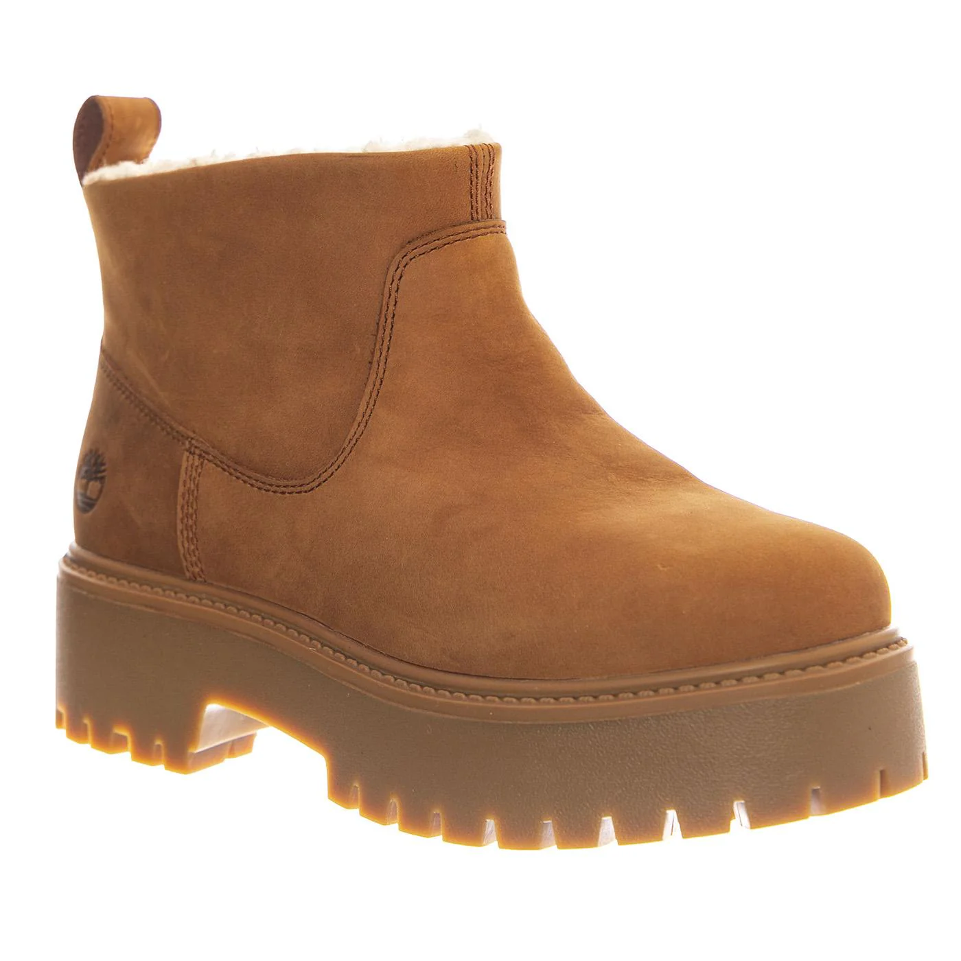 Stone Street Mid Warm Lined Boot Rust Nubuck -- Women's Warm Lined Brown Nubuck Boot TIMBERLAND - Image 2