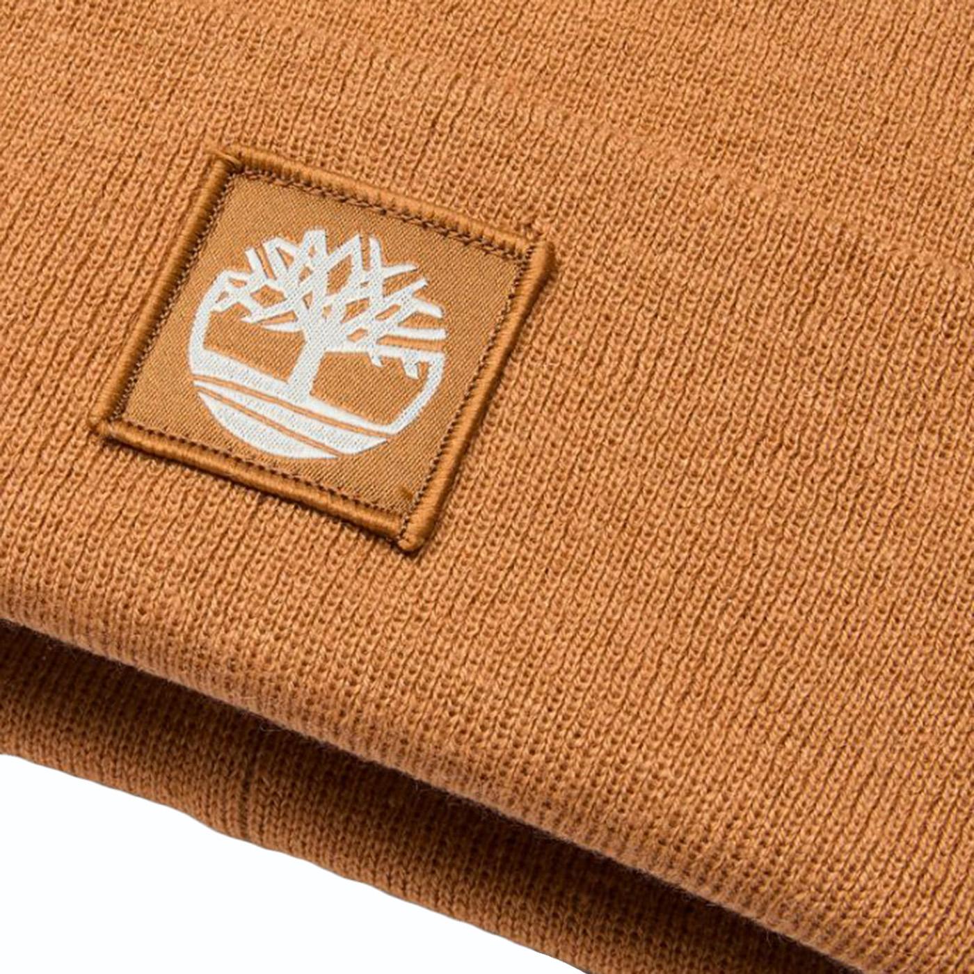 Tonal Patch Beanie -- Men's/Women's Orange Hat TIMBERLAND ACCESSORIES - Image 2