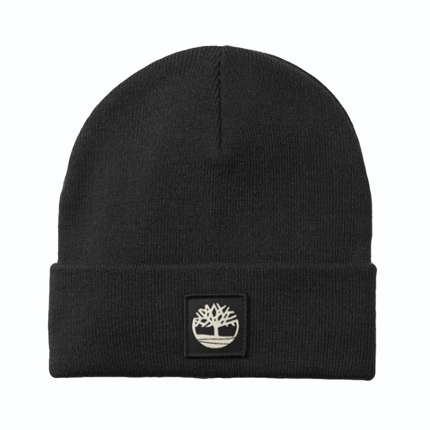 Tonal Patch Beanie -- Men's/Women's Black Hat TIMBERLAND ACCESSORIES