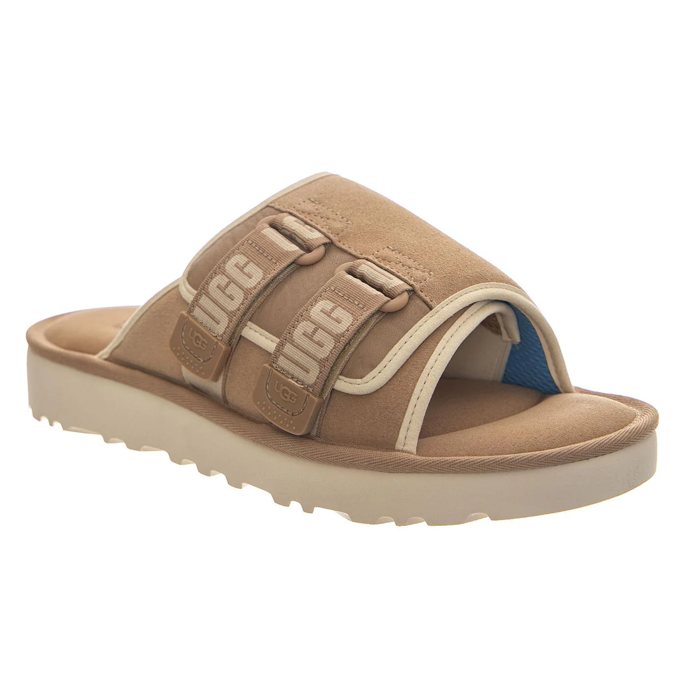 GOLDENCOAST STRAP SLIDE SAND/SANTORINI - Men's Brown Slippers Men UGG - Image 2