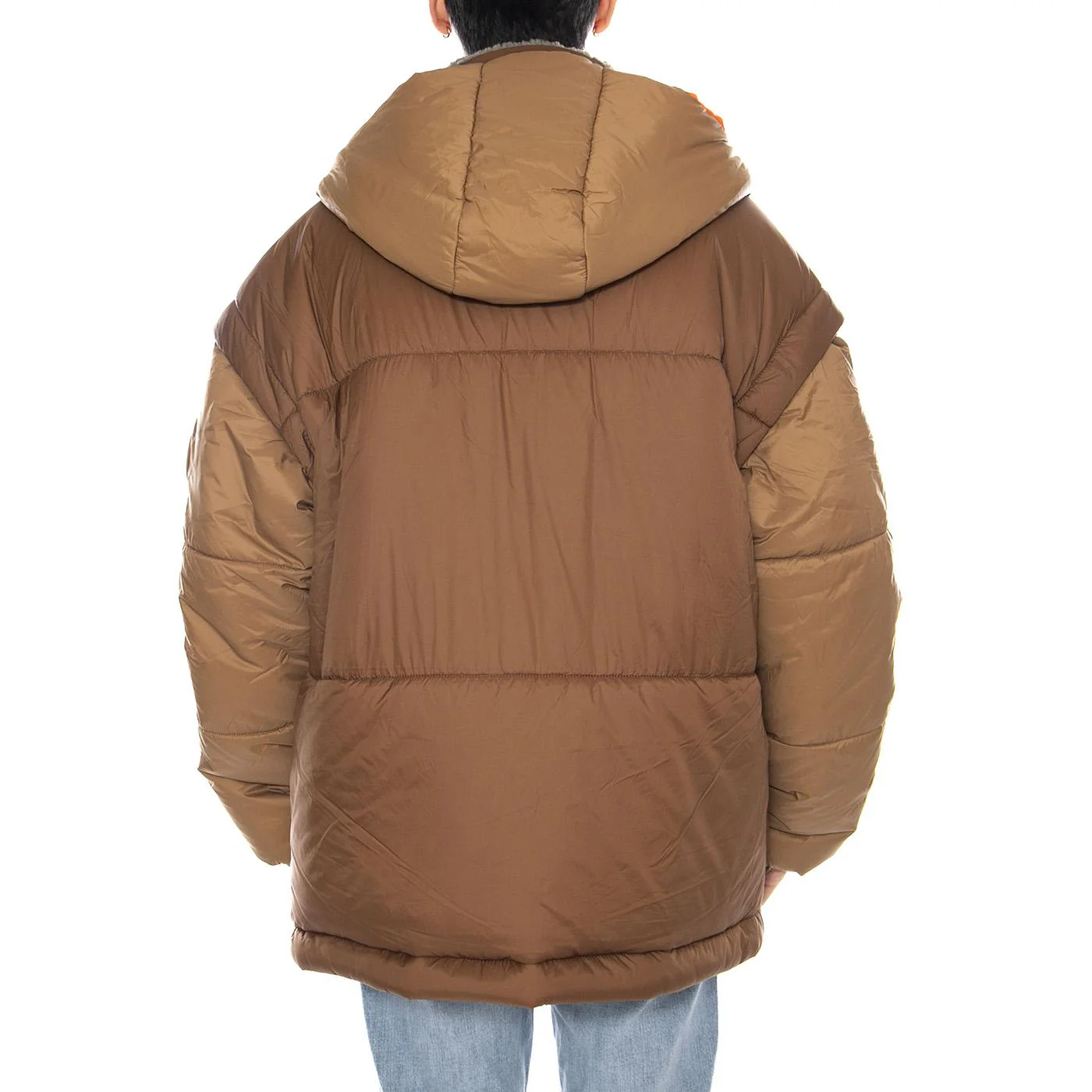 Kristian Conv Puffer Coat -- Men's Pecan/Moss Green Reversible Hooded Jacket UGG Men's - Image 3