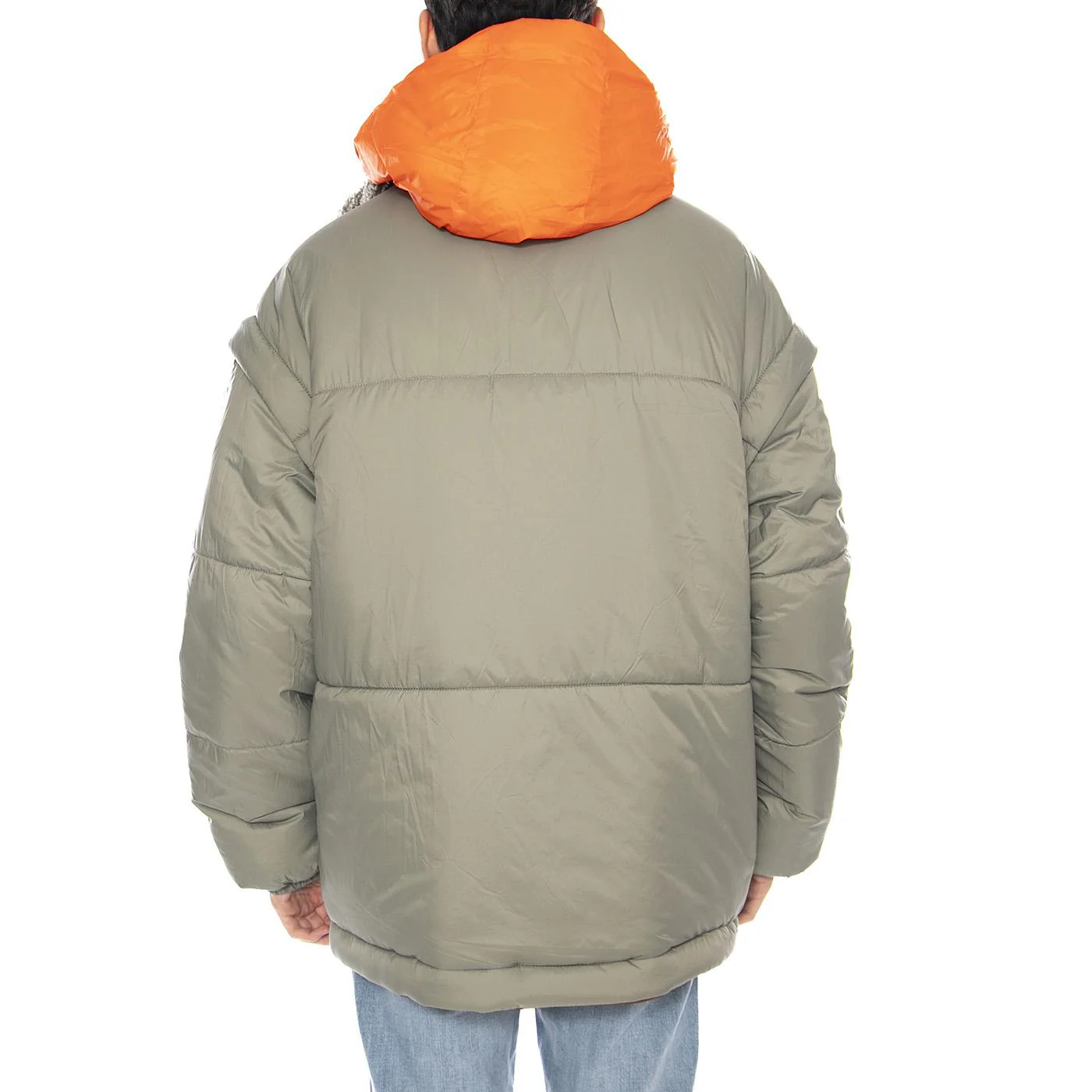Kristian Conv Puffer Coat -- Men's Pecan/Moss Green Reversible Hooded Jacket UGG Men's - Image 6