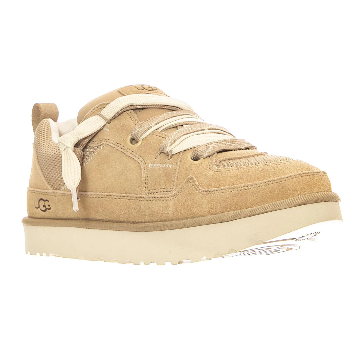 UGG Men's M Lo Lowmel - Mustard Seed - Beige Lace-Up Shoes - Image 2