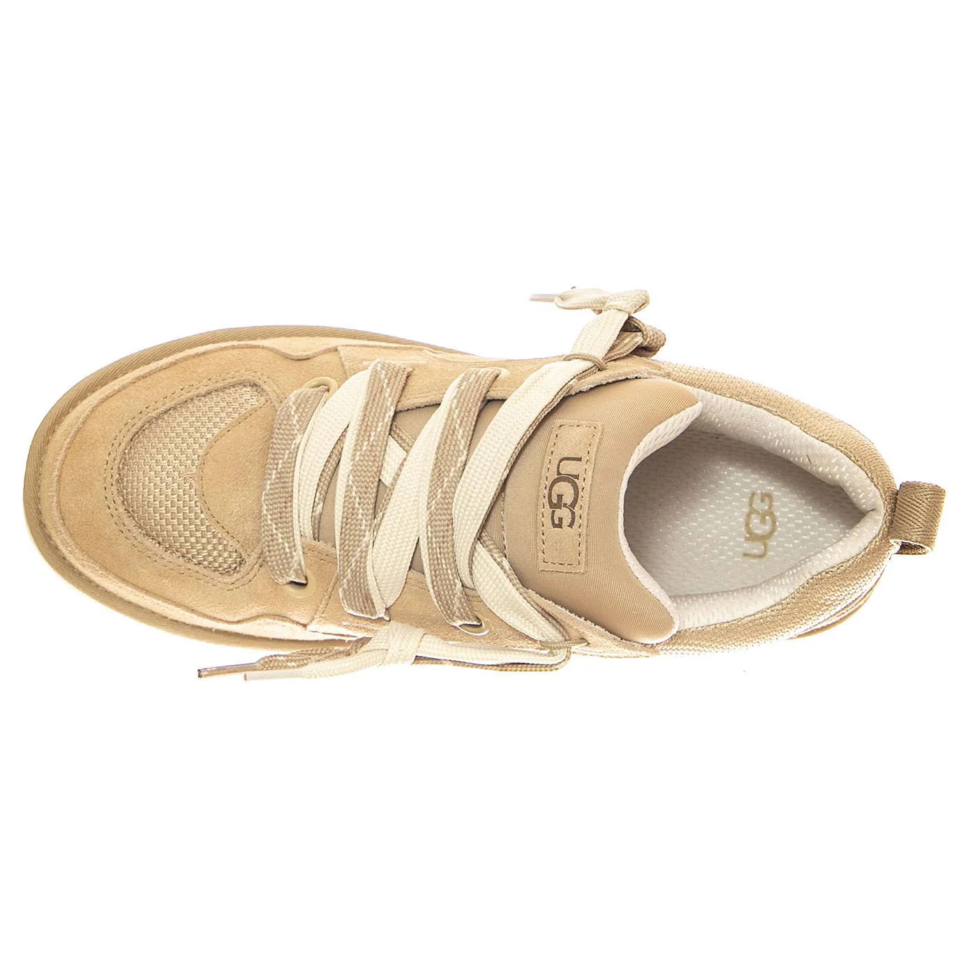 UGG Men's M Lo Lowmel - Mustard Seed - Beige Lace-Up Shoes - Image 6